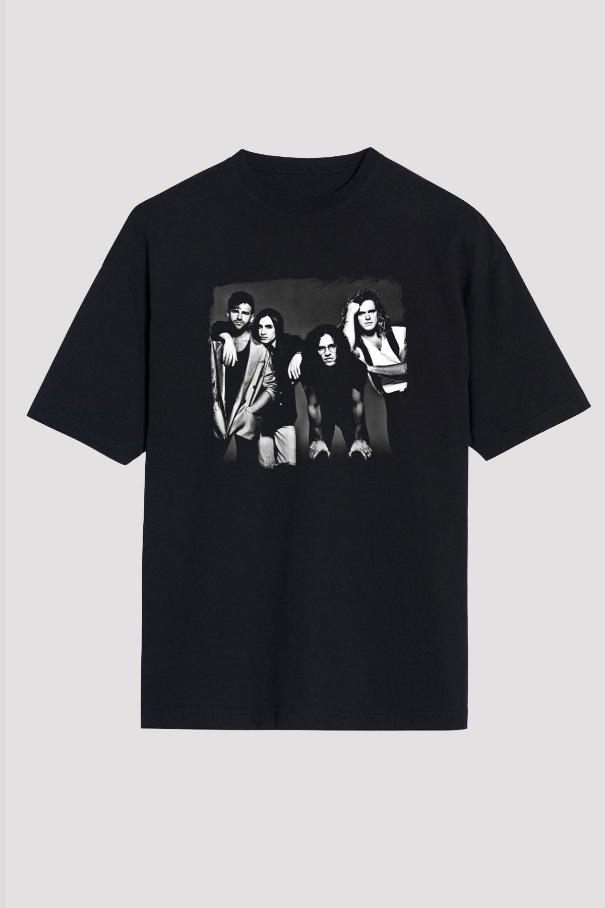 Extreme Baskılı Unisex Siyah Oversize Tişört