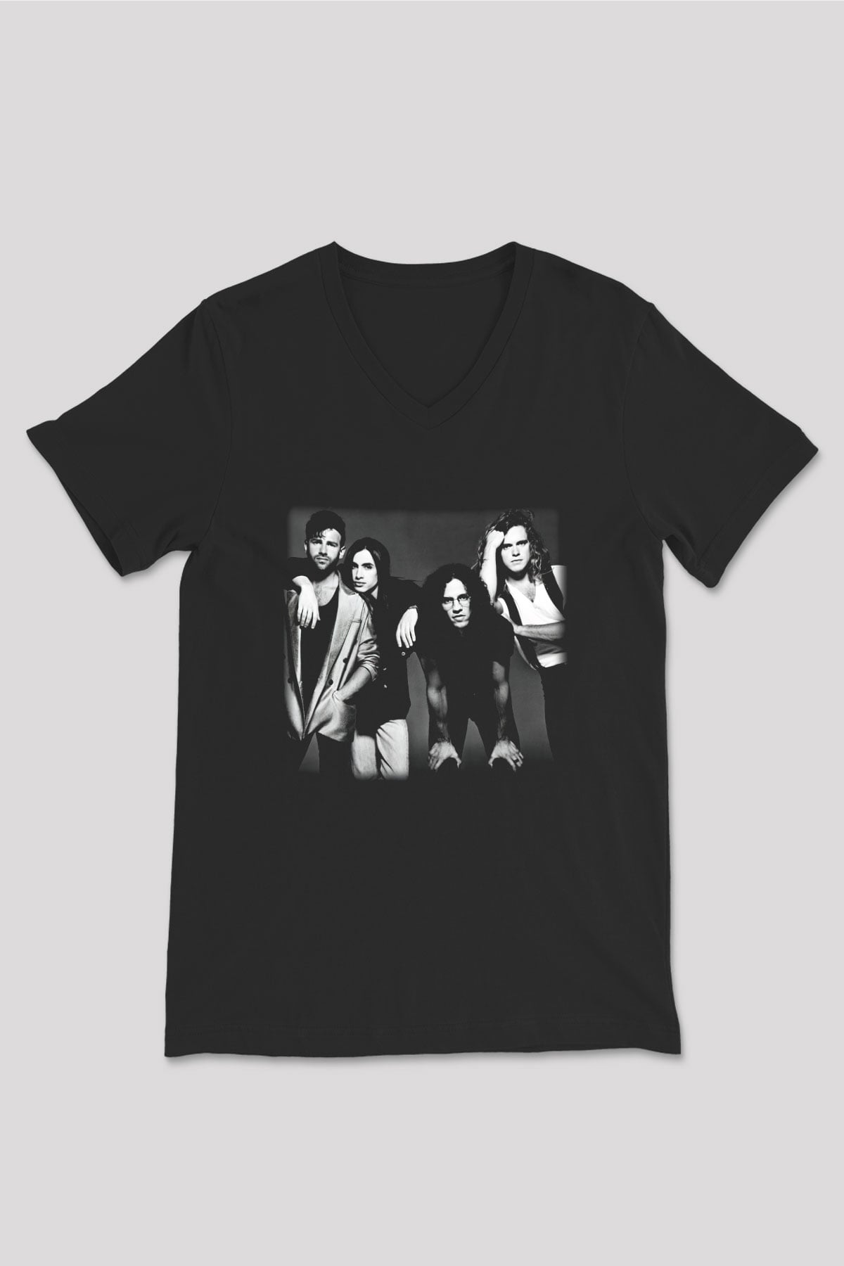 Extreme Siyah Unisex V Yaka Tişört T-Shirt