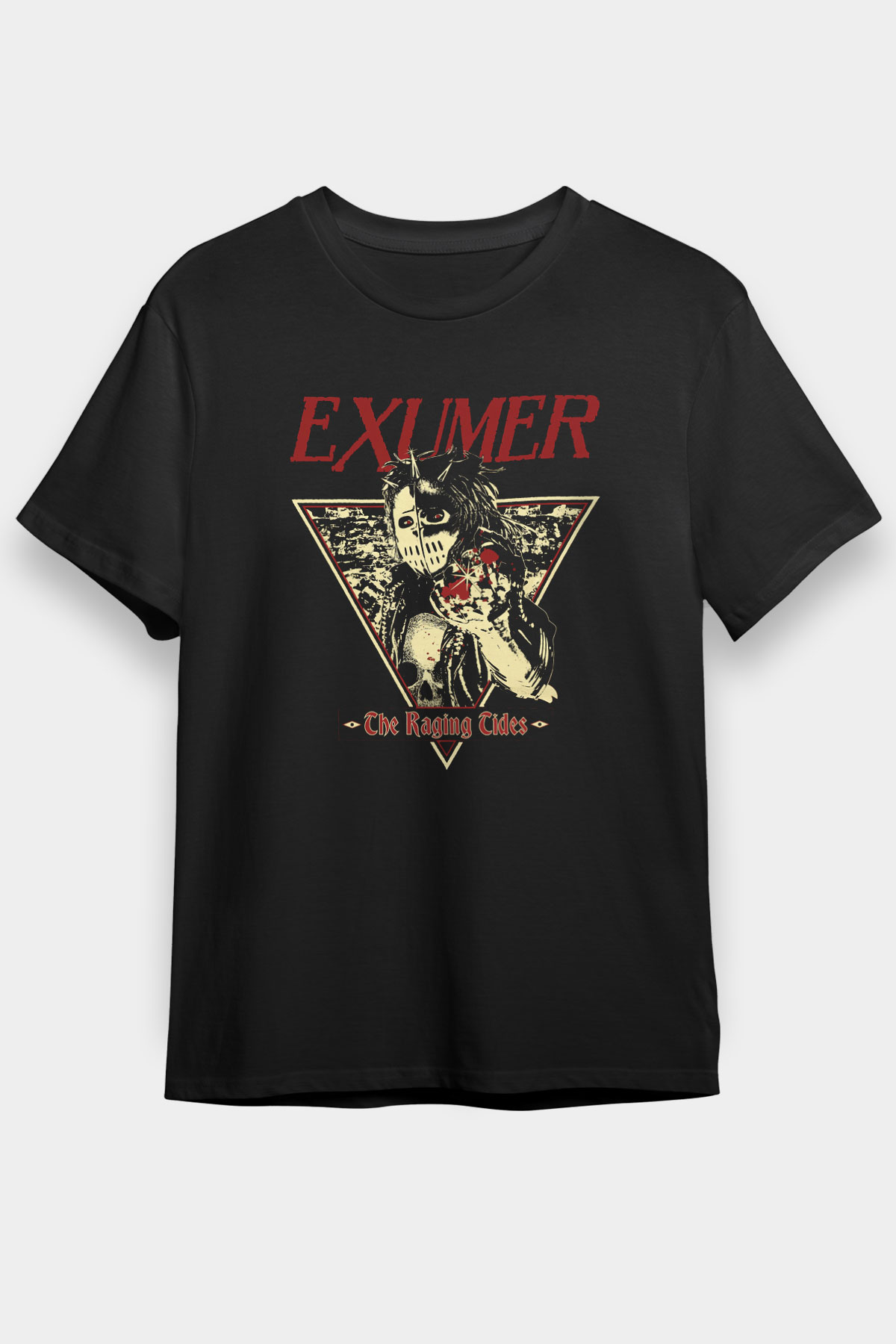 Exumer Siyah Unisex Tişört T-Shirt - TişörtFabrikası