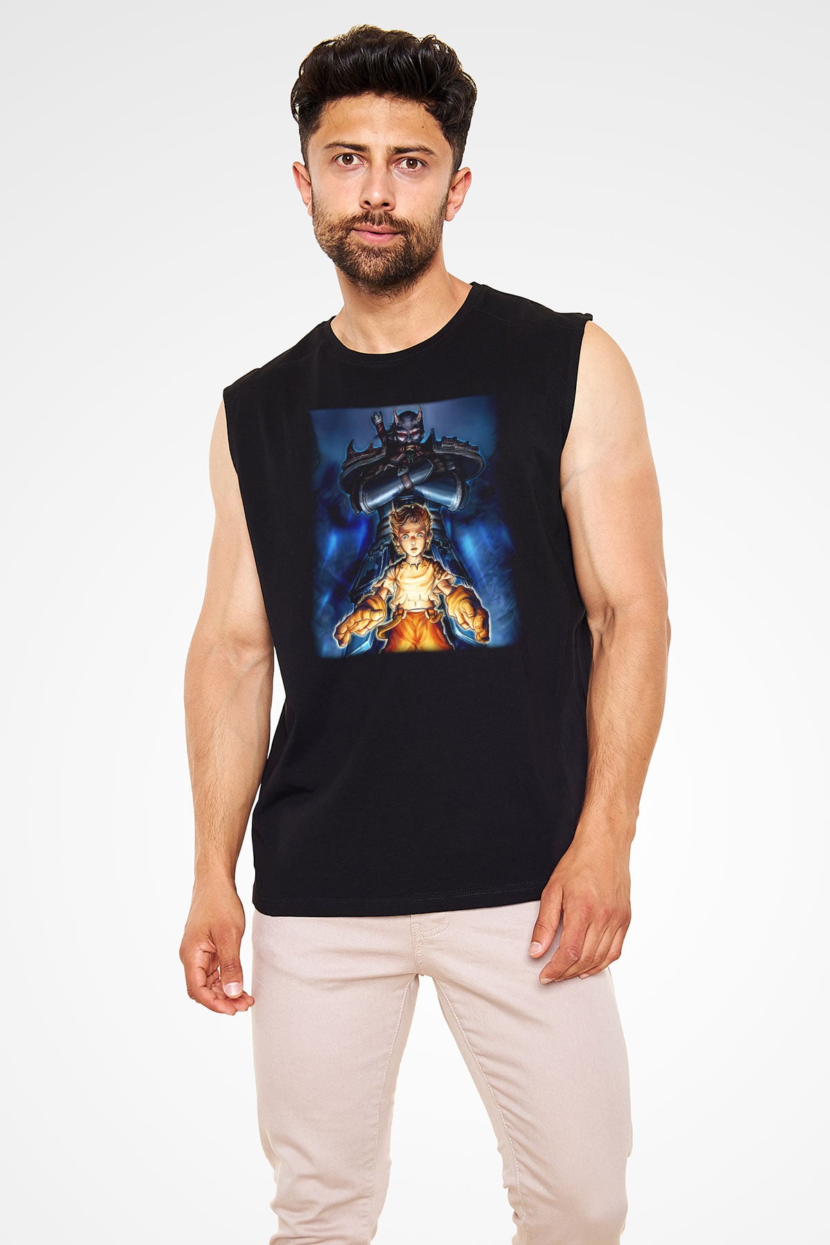 Fable Siyah Unisex Kolsuz Tişört