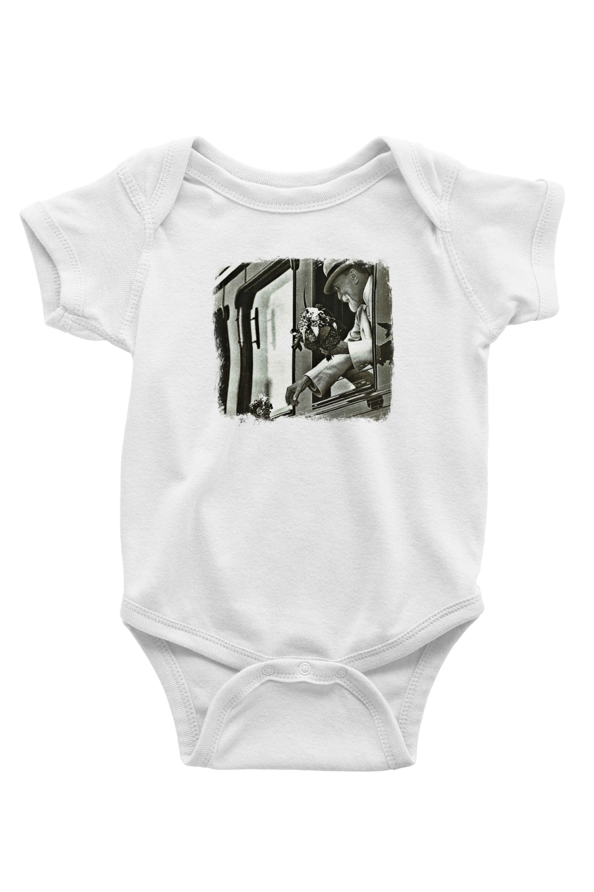 Faith No More Baskılı Unisex Beyaz Bebek Body - Zıbın