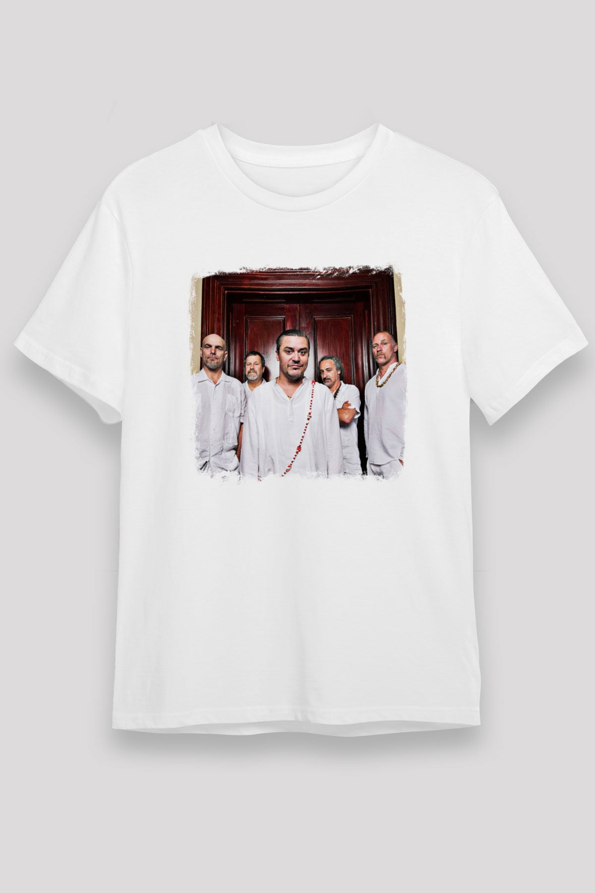 Faith No More Baskılı Unisex Beyaz Tişört