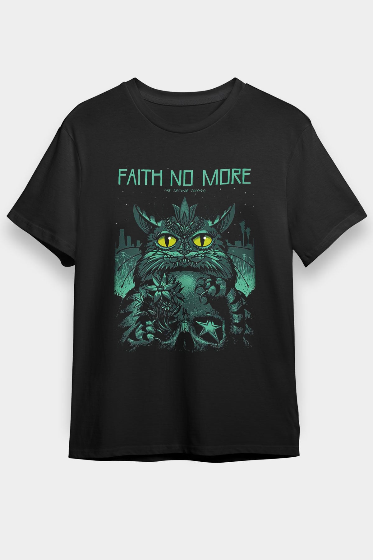 Faith No More Siyah Unisex Tişört T-Shirt - TişörtFabrikası