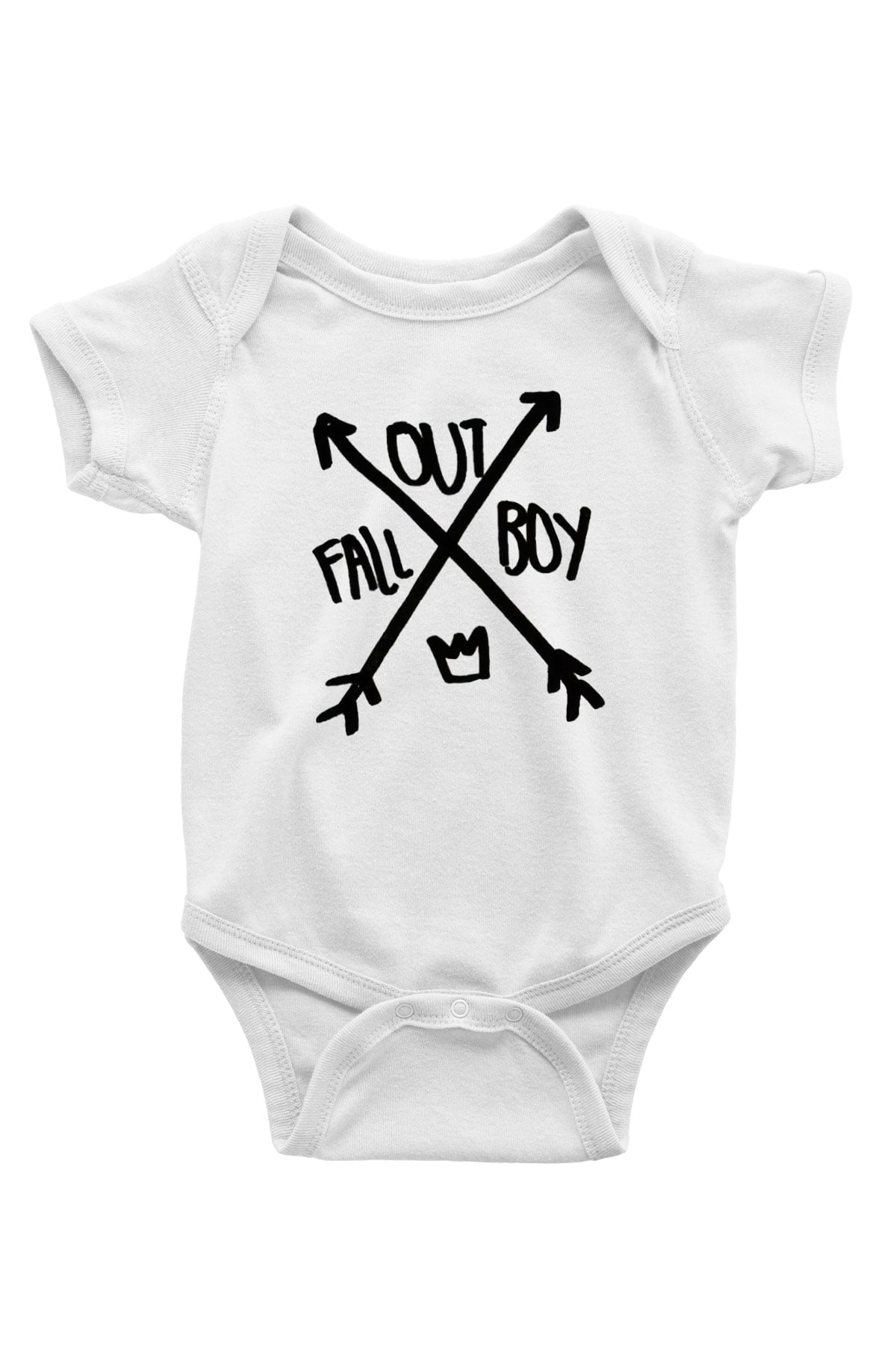 Fall Out Boy Beyaz Bebek Body - Zıbın