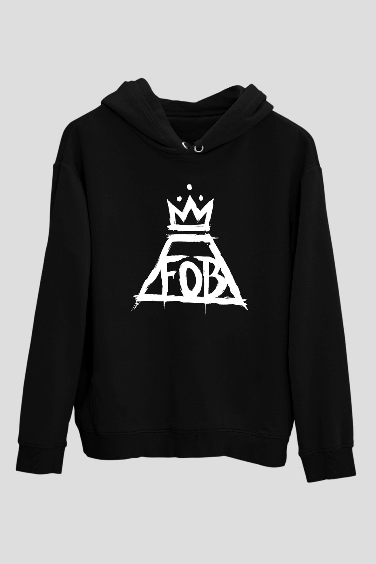 Fall Out Boy Siyah Unisex Hoodie