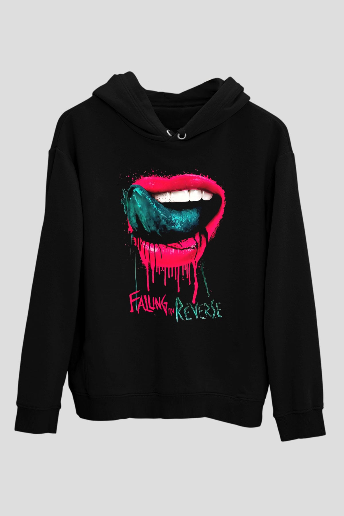 Falling In Reverse Siyah Unisex Hoodie