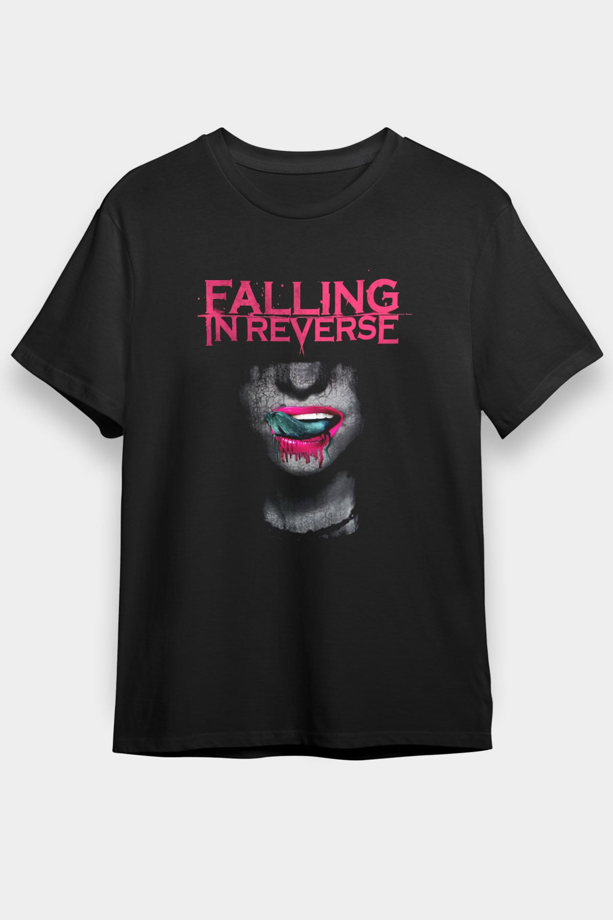 Falling In Reverse Siyah Unisex Tişört T-Shirt - TişörtFabrikası