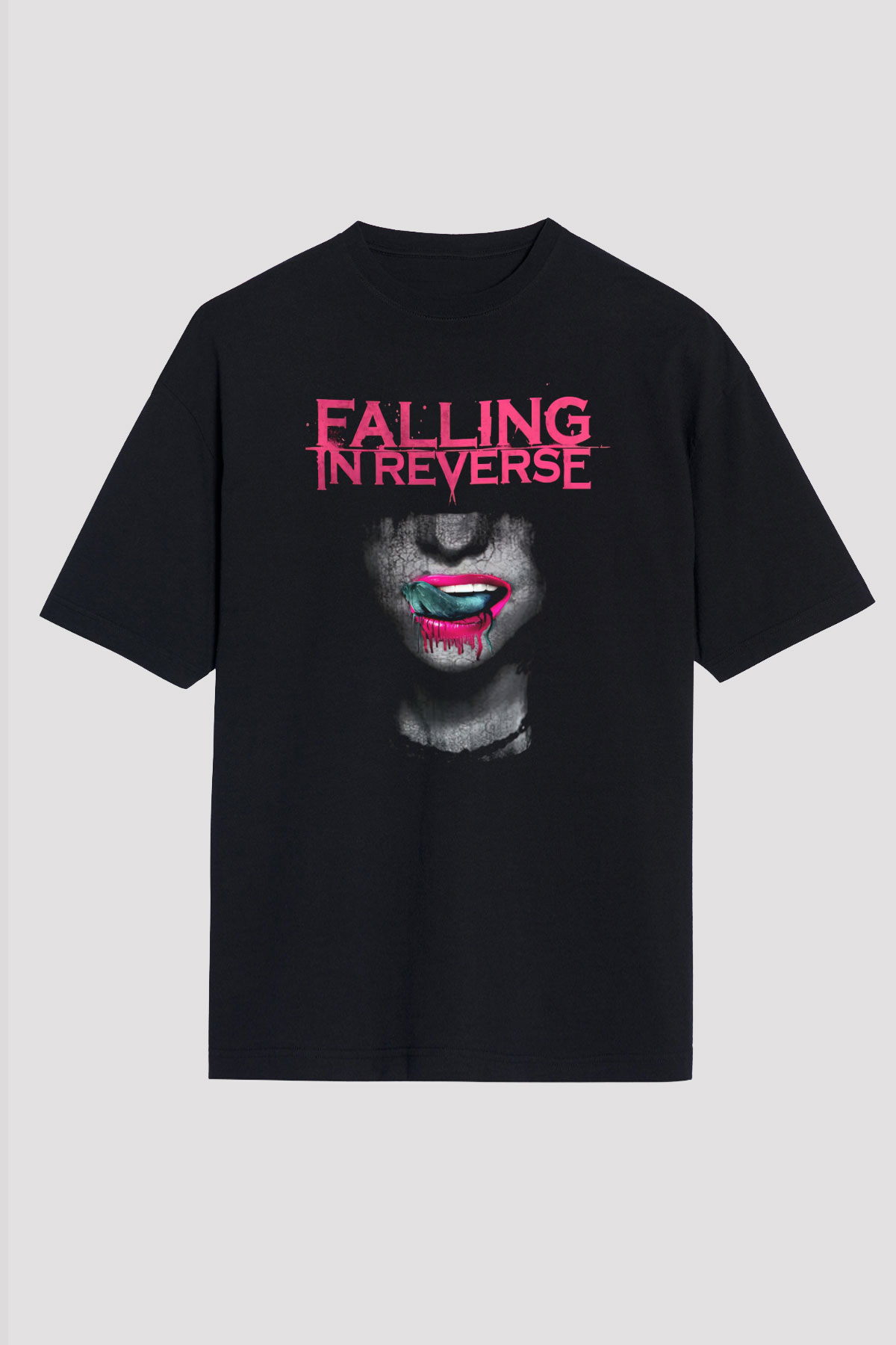 Falling In Reverse Siyah Unisex Tişört T-Shirt - TişörtFabrikası