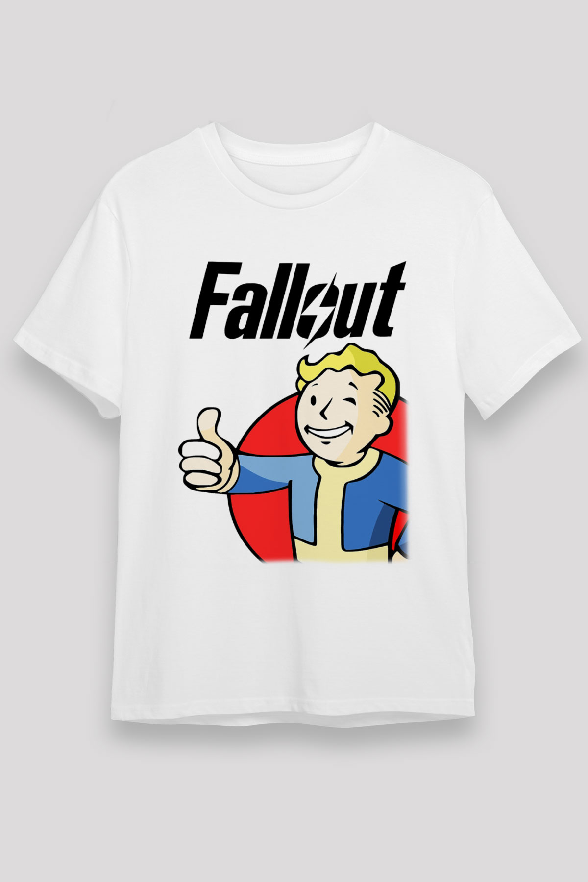 Fallout Beyaz Unisex Tişört T-Shirt