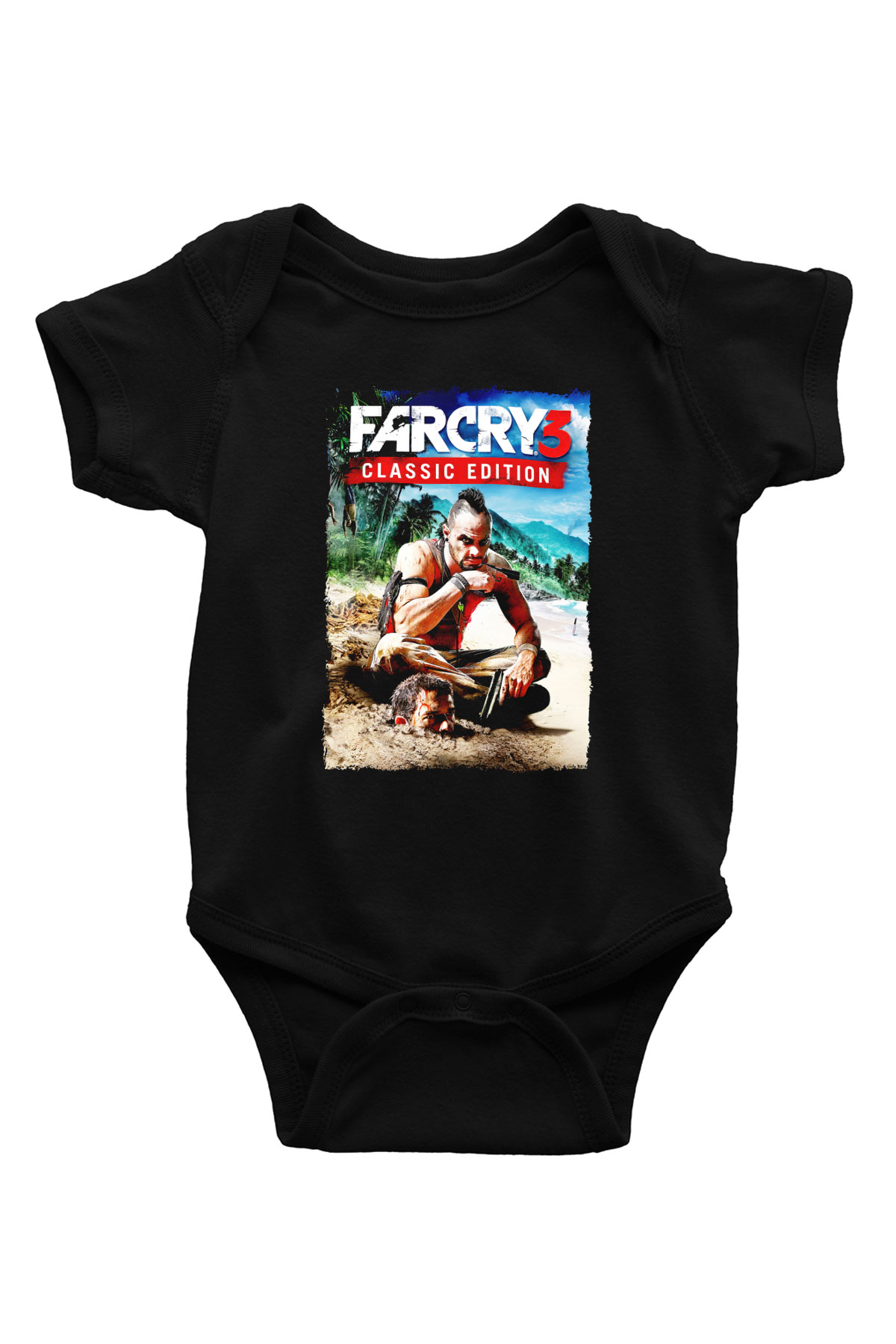 Far Cry Siyah Bebek Body - Zıbın