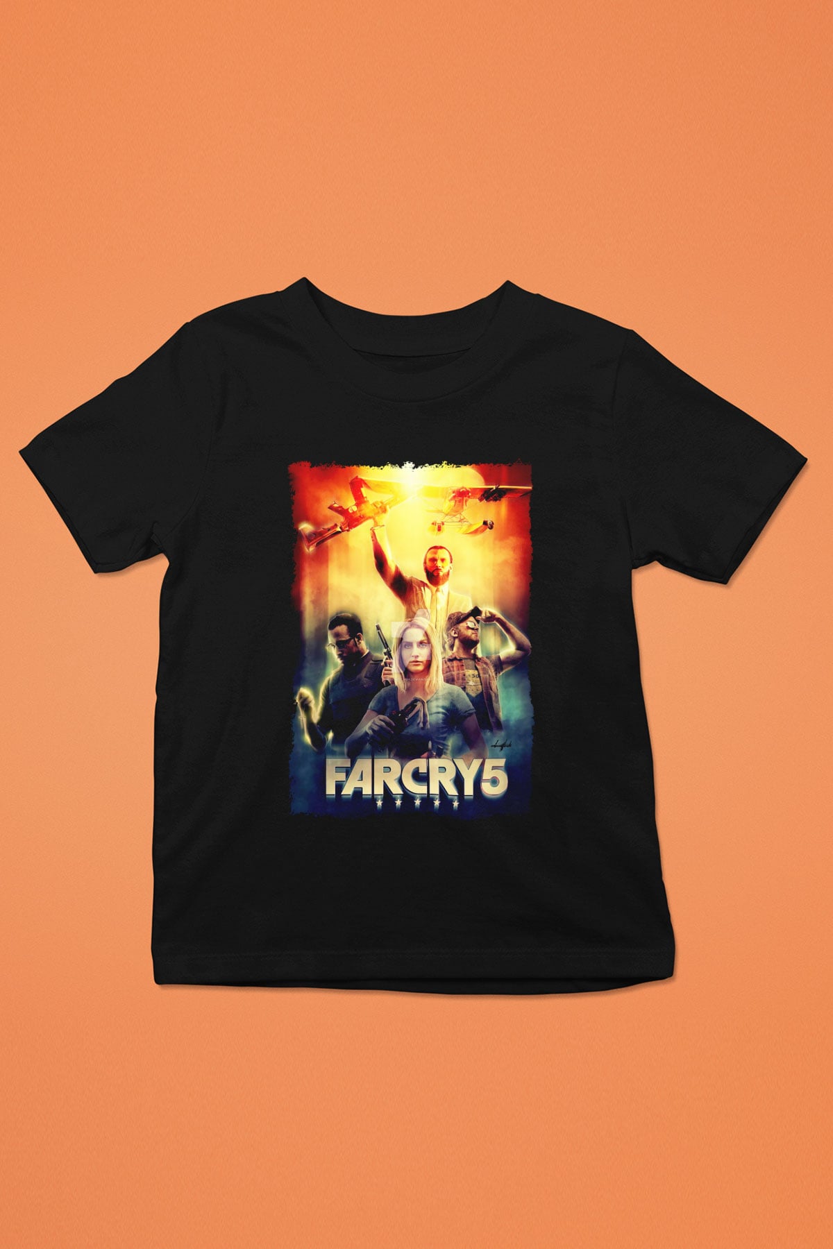Far Cry Siyah Unisex Çocuk Tişört