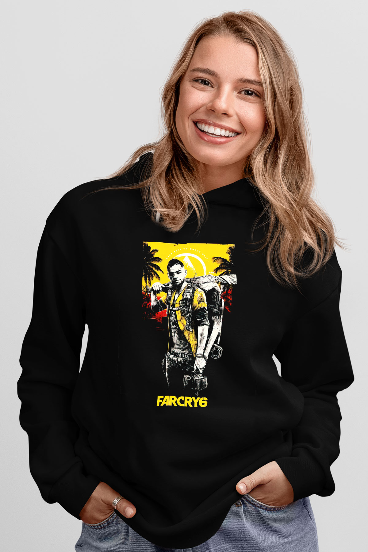 Far Cry Siyah Unisex Hoodie