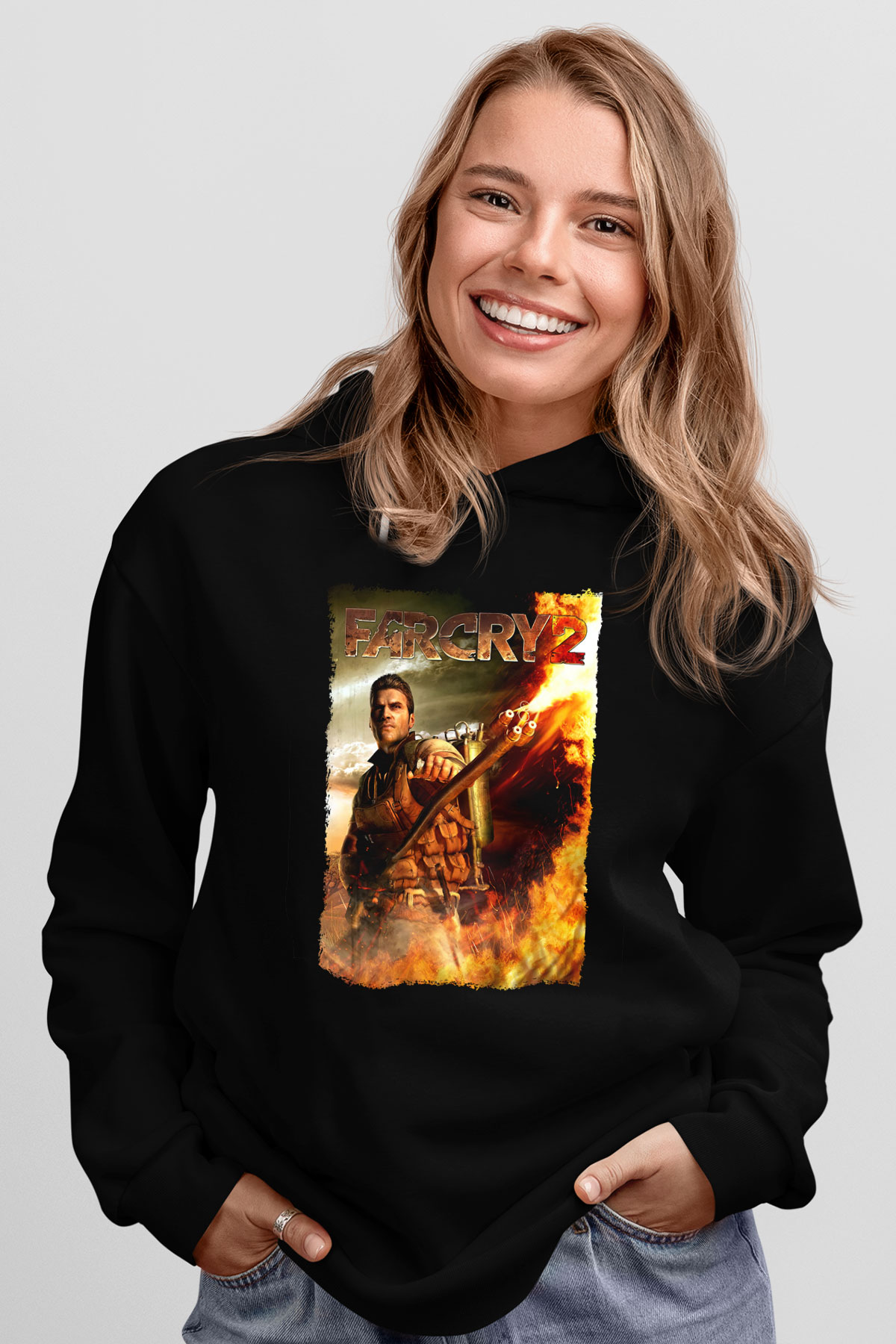 Far Cry Siyah Unisex Hoodie