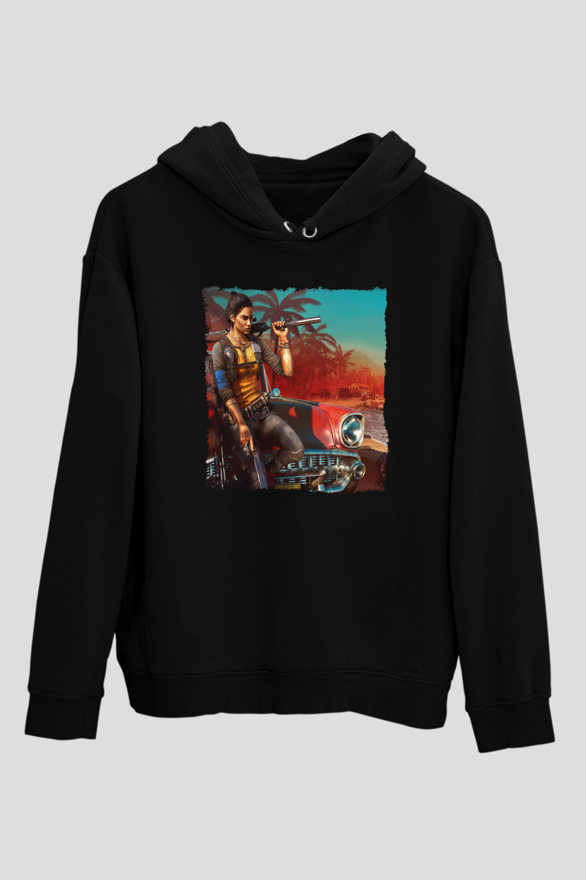 Far Cry Siyah Unisex Hoodie