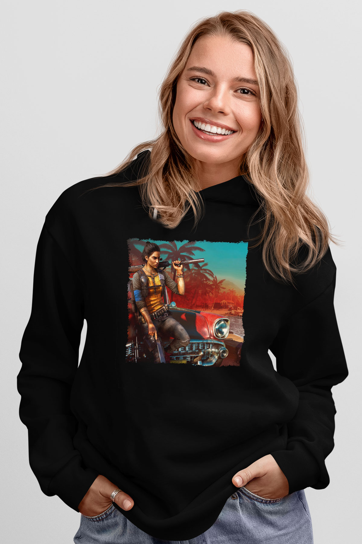 Far Cry Siyah Unisex Hoodie