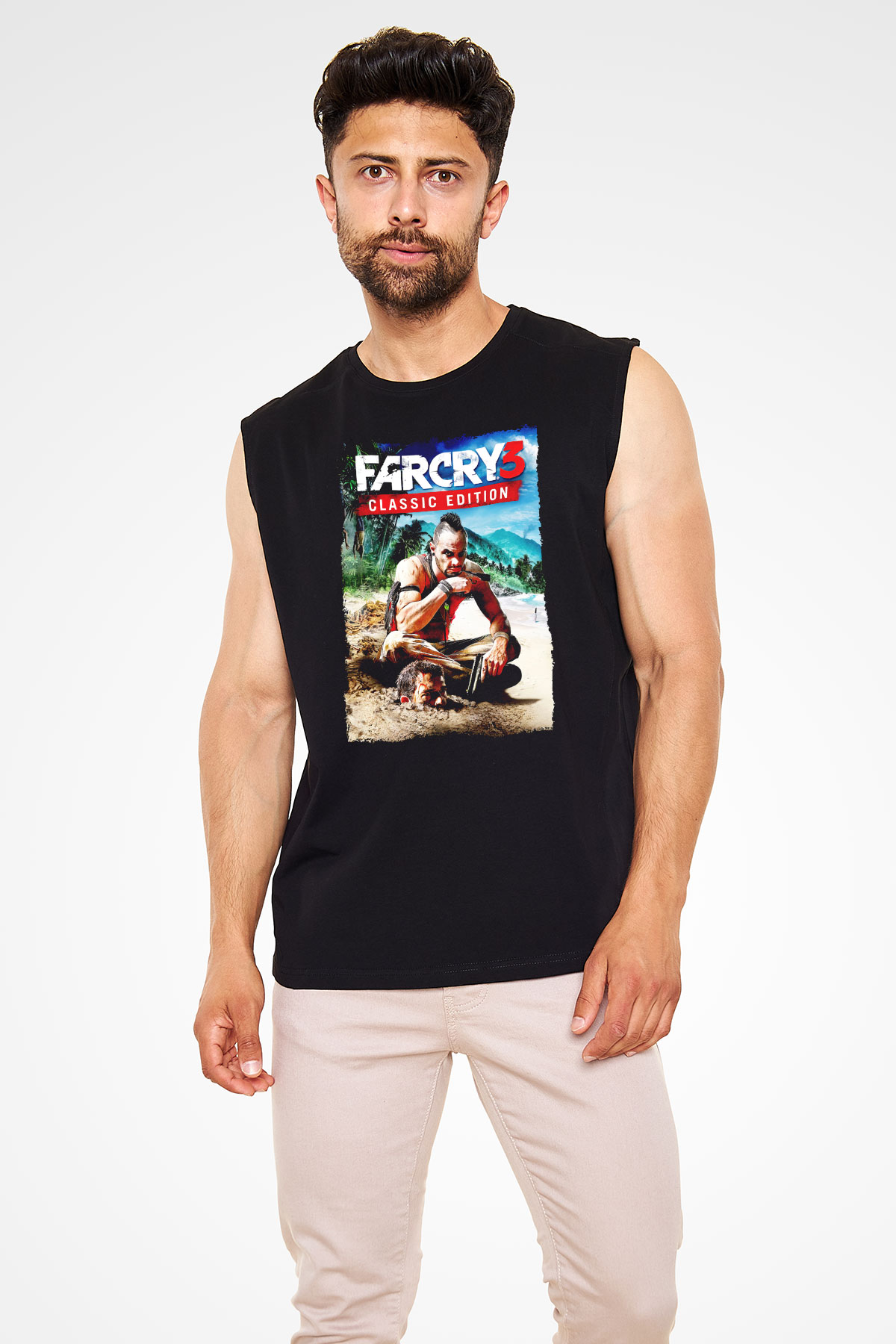 Far Cry Siyah Unisex Kolsuz Tişört