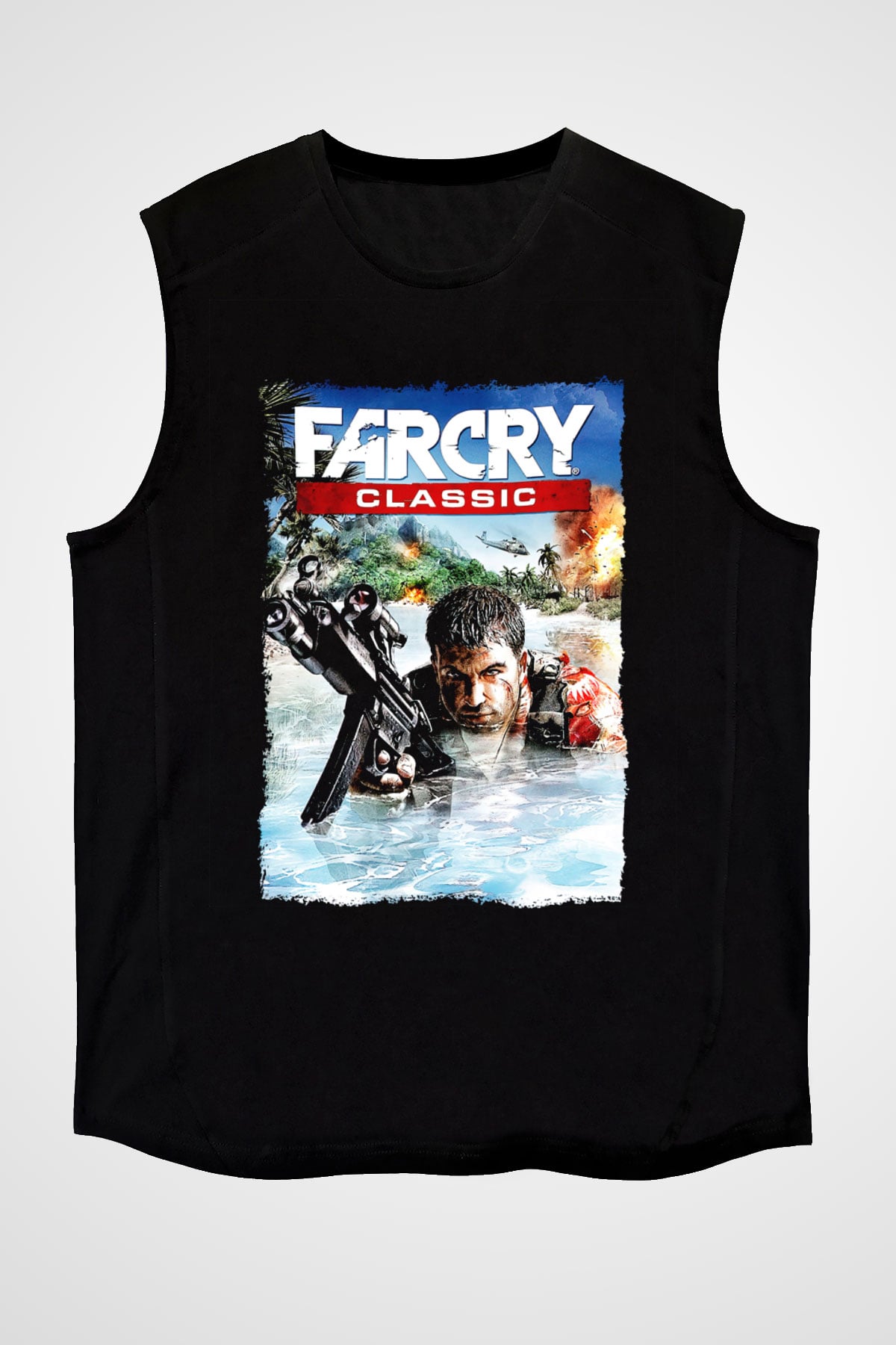 Far Cry Siyah Unisex Kolsuz Tişört