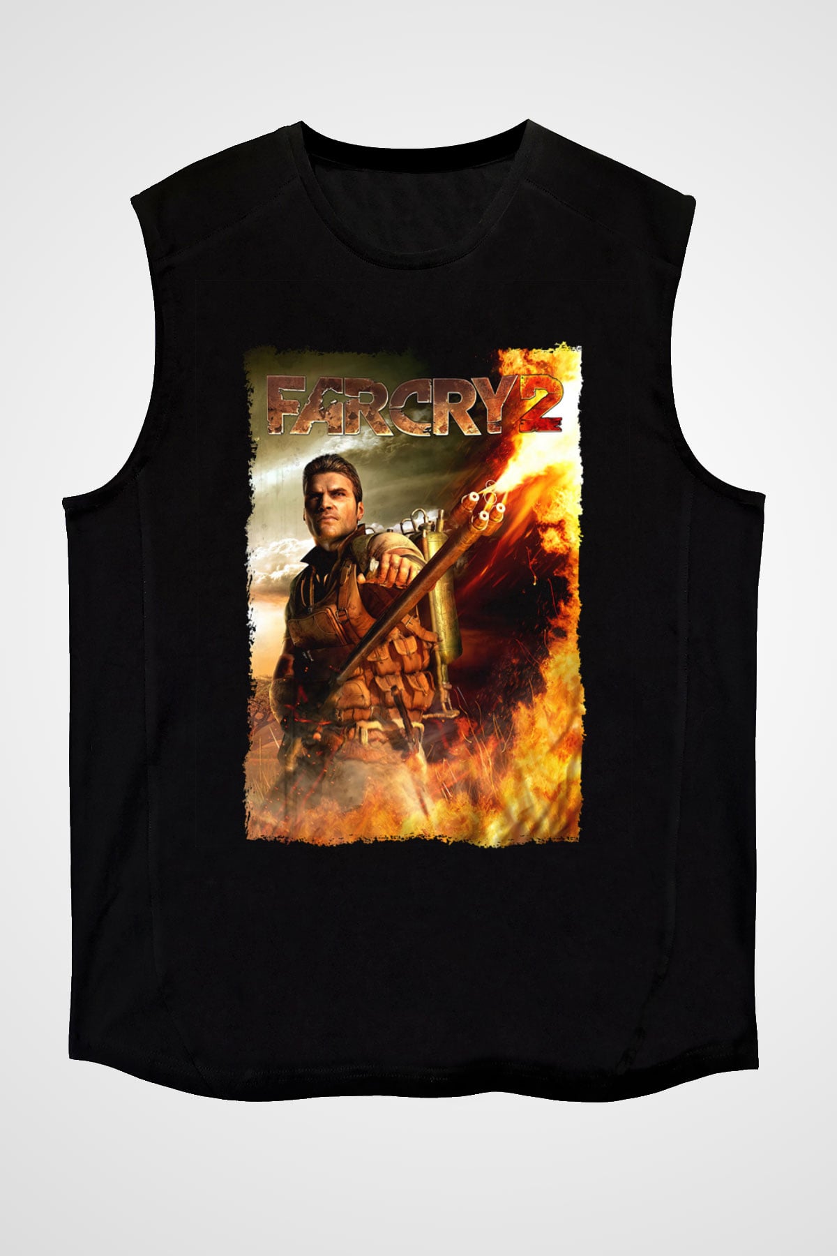Far Cry Siyah Unisex Kolsuz Tişört