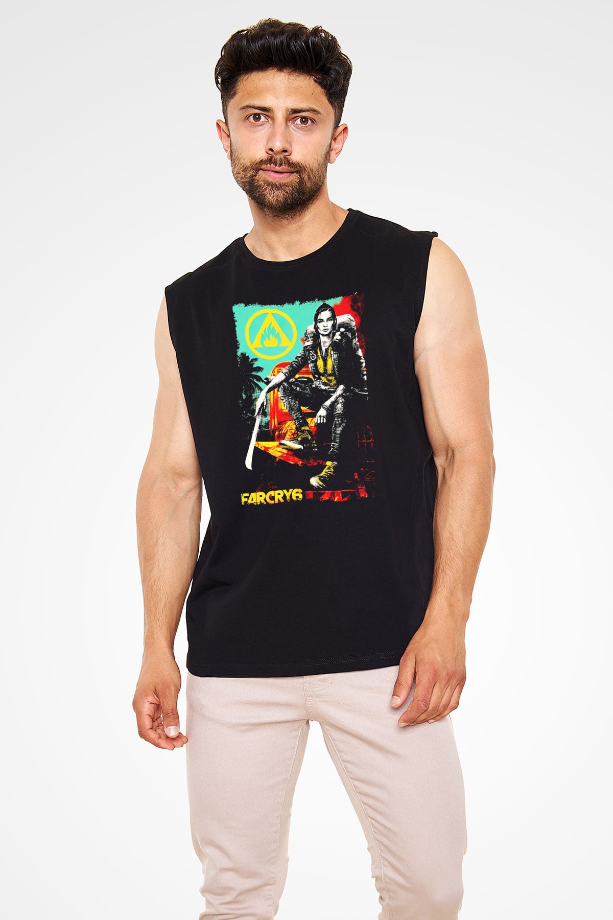 Far Cry Siyah Unisex Kolsuz Tişört