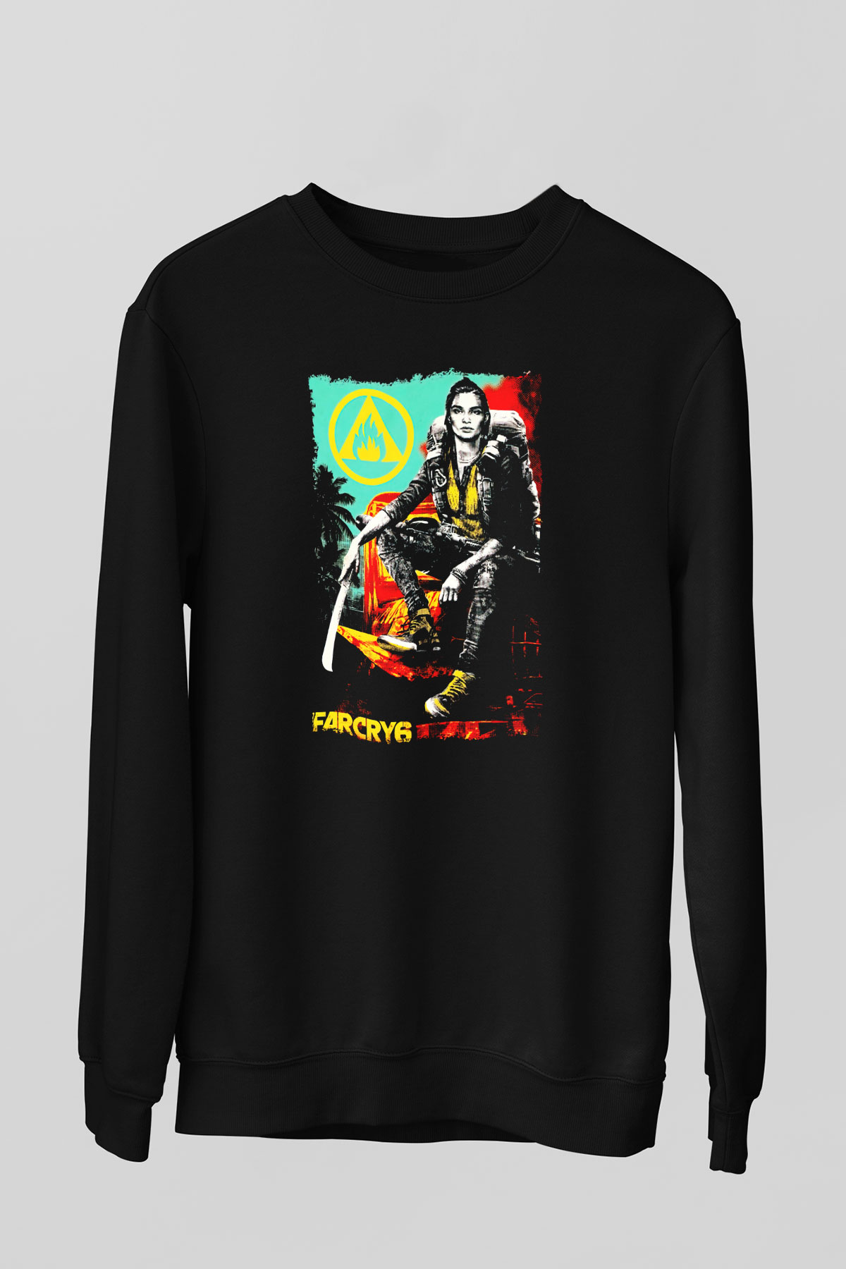 Far Cry Siyah Unisex Sweatshirt