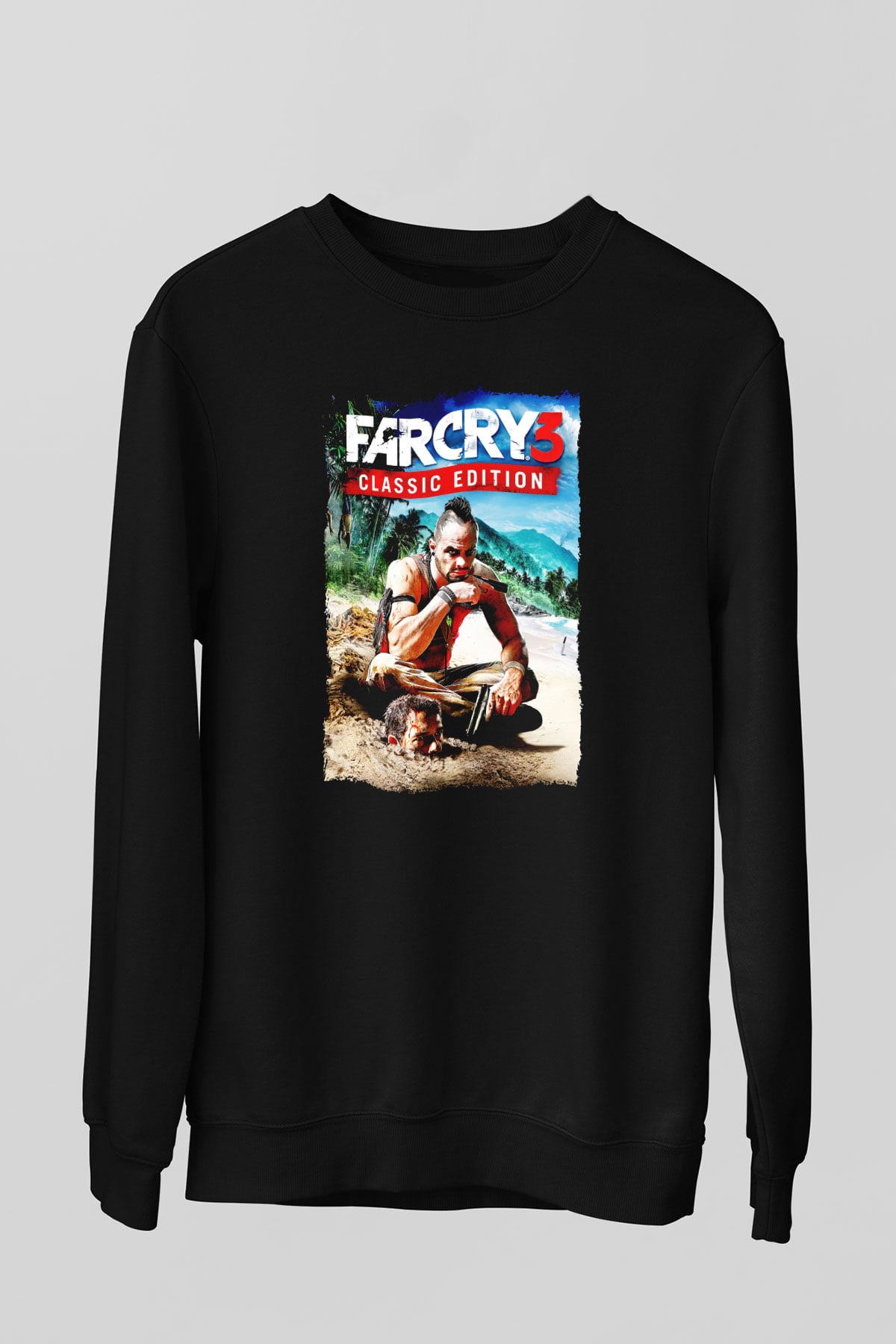 Far Cry Siyah Unisex Sweatshirt