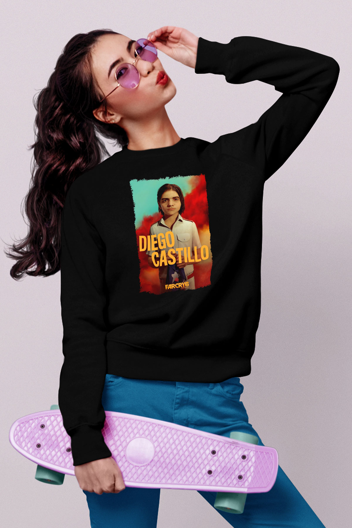 Far Cry Siyah Unisex Sweatshirt