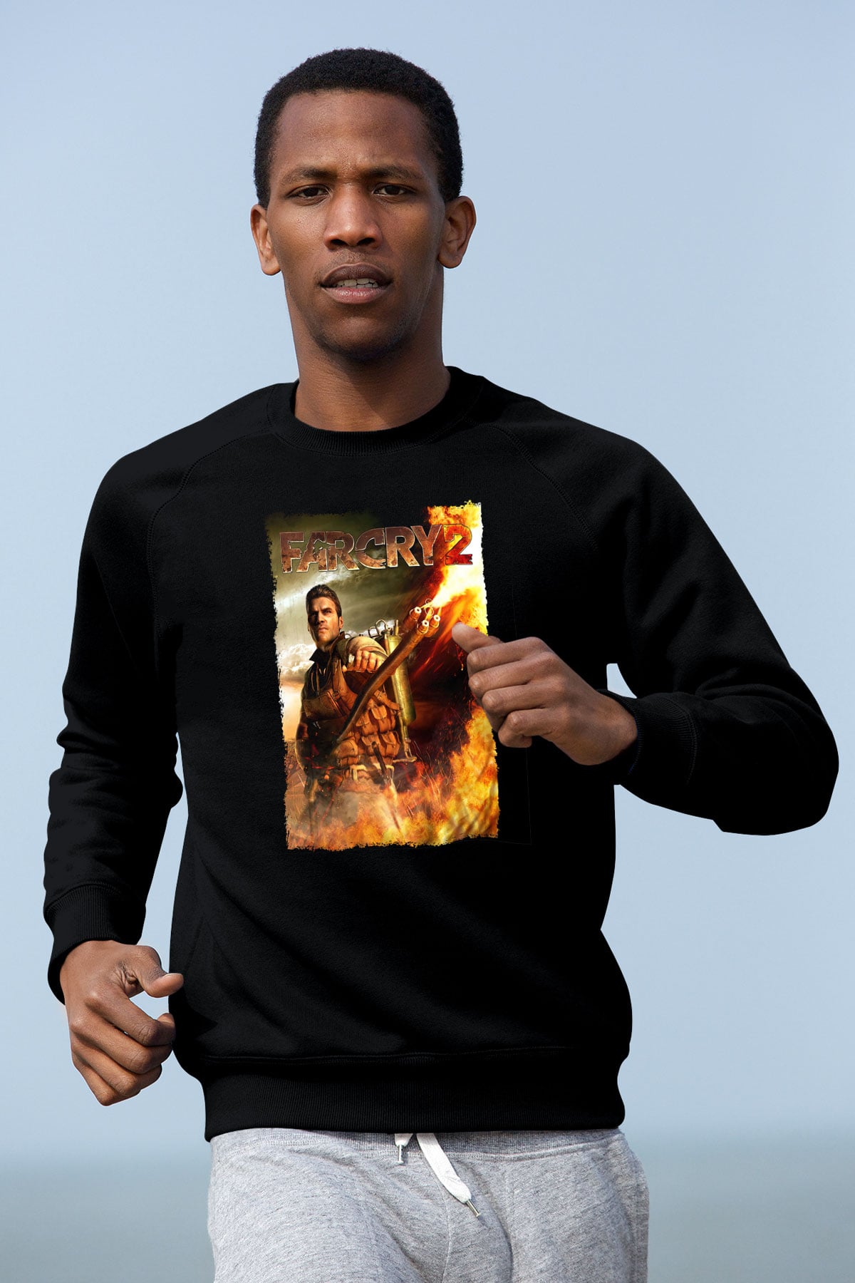 Far Cry Siyah Unisex Sweatshirt