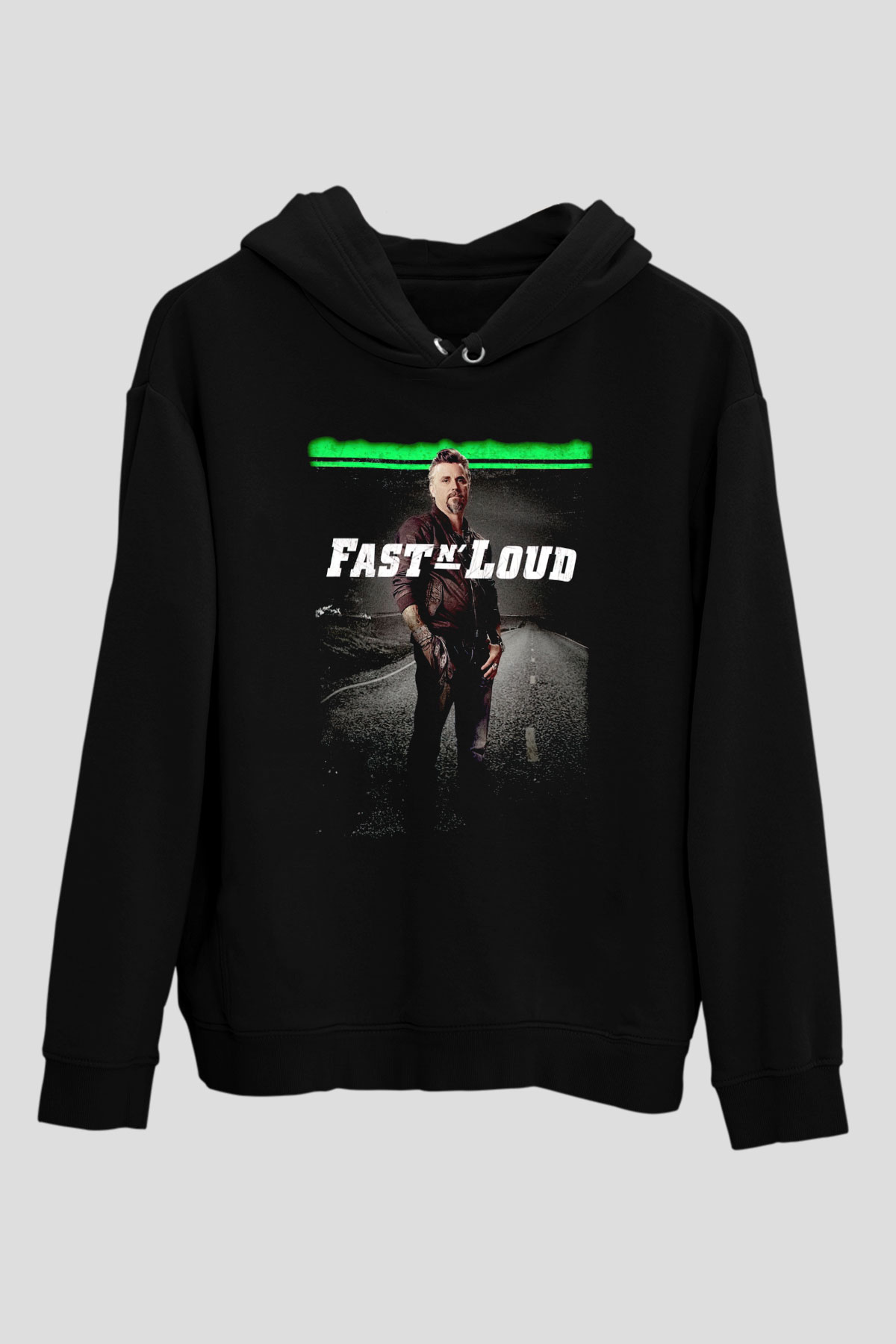 Fast N' Loud Siyah Unisex Hoodie