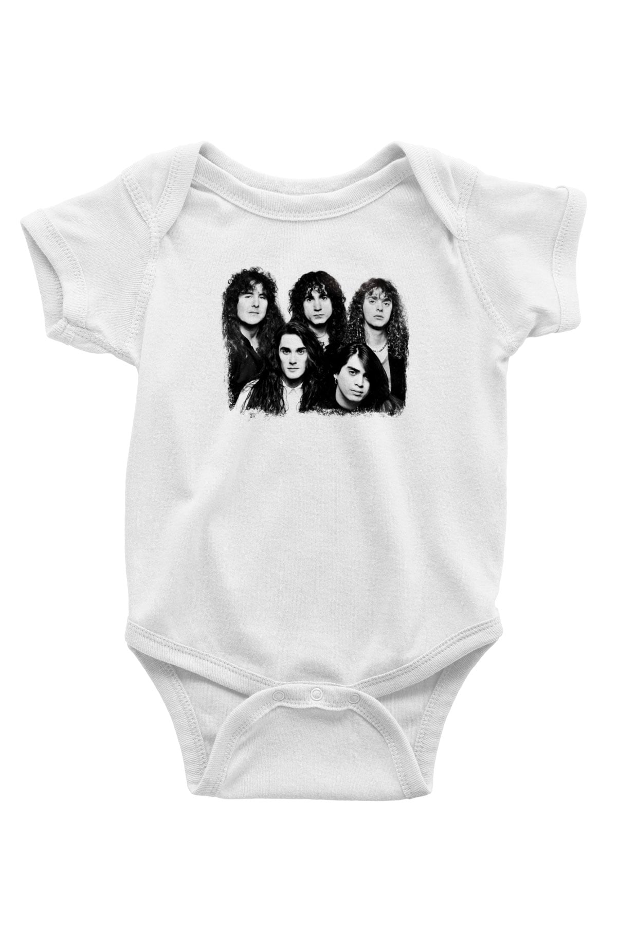 Fates Warning Baskılı Unisex Beyaz Bebek Body - Zıbın
