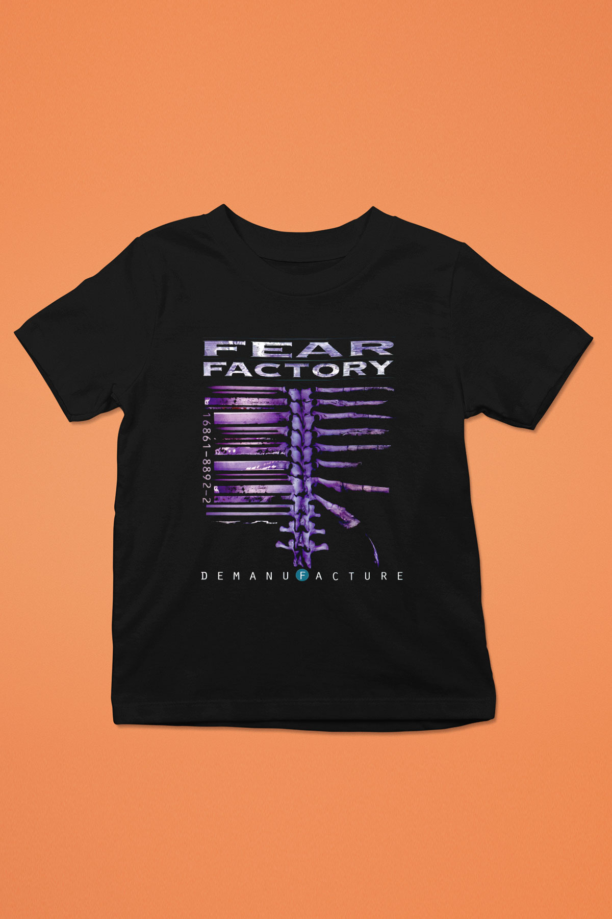 Fear Factory Siyah Unisex Çocuk Tişört