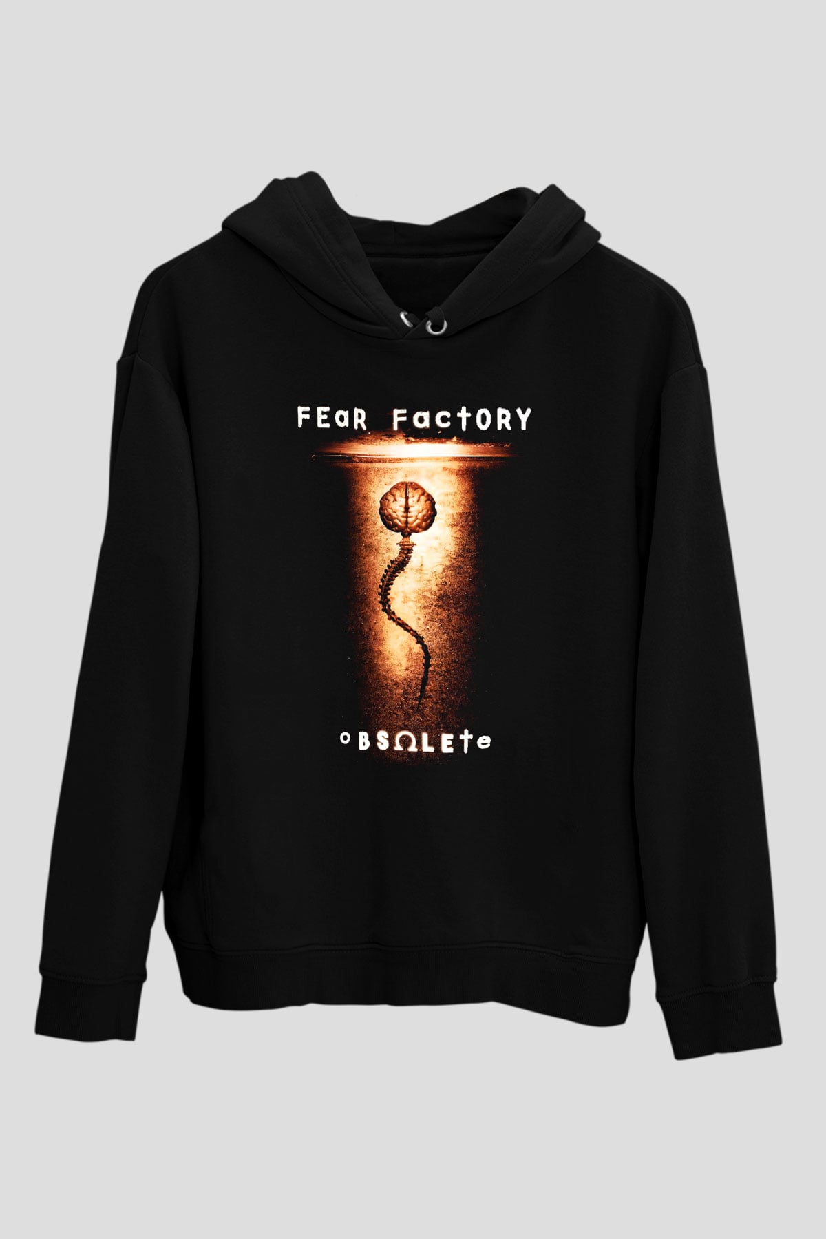 Fear Factory Siyah Unisex Hoodie
