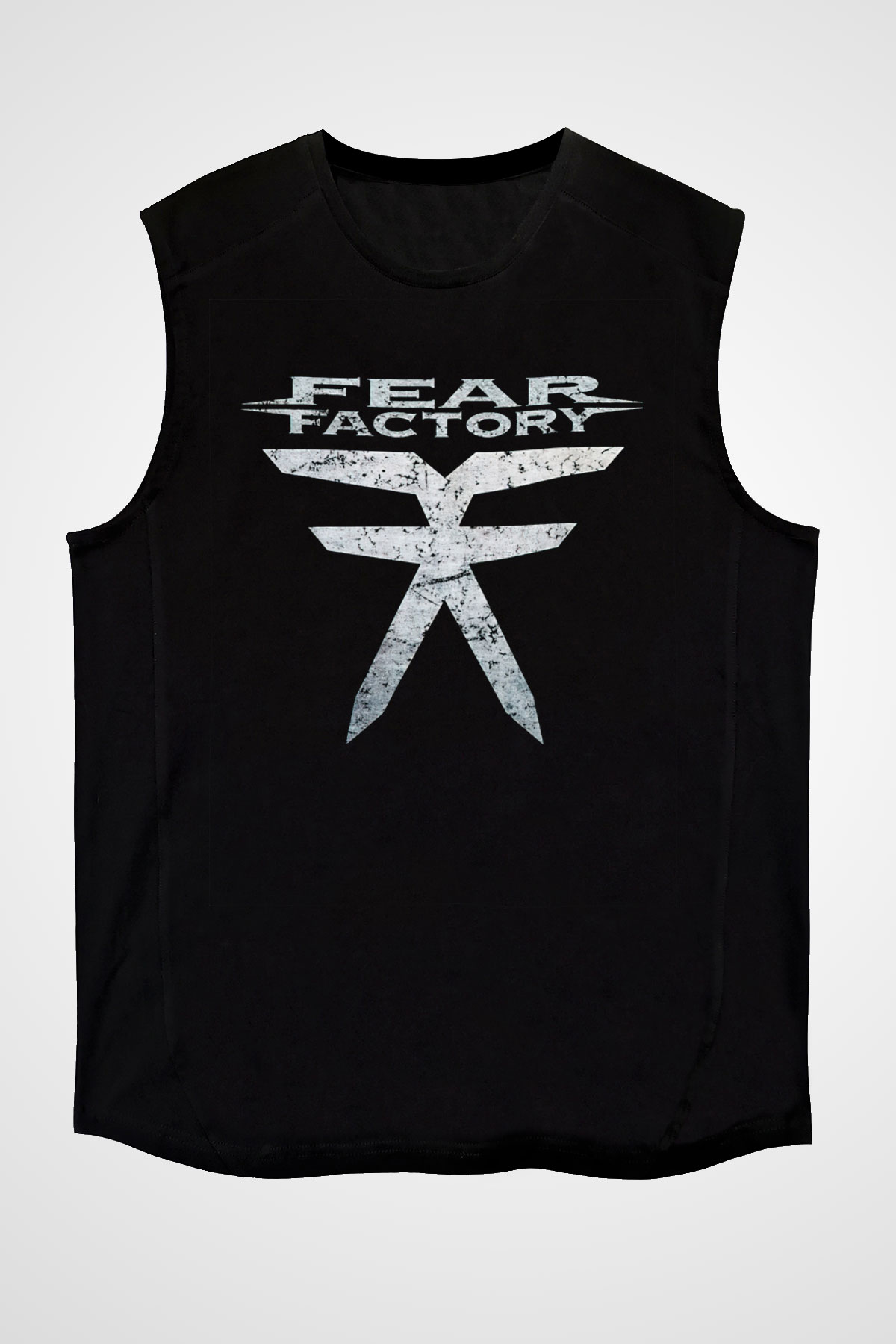 Fear Factory Siyah Unisex Kolsuz Tişört