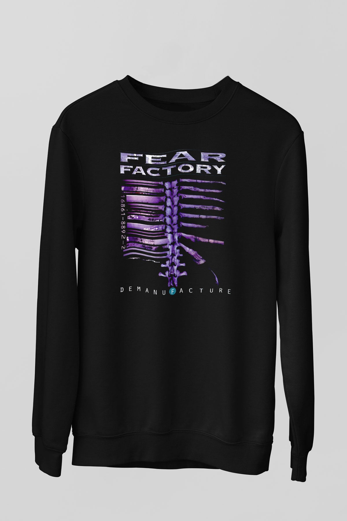 Fear Factory Siyah Unisex Sweatshirt