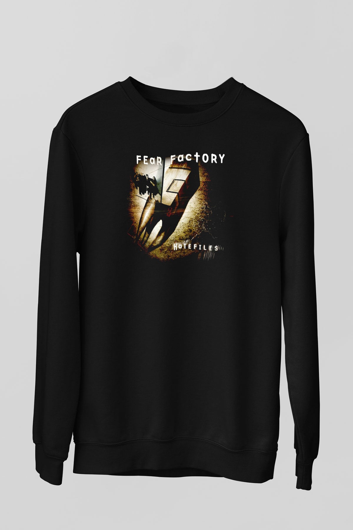 Fear Factory Siyah Unisex Sweatshirt