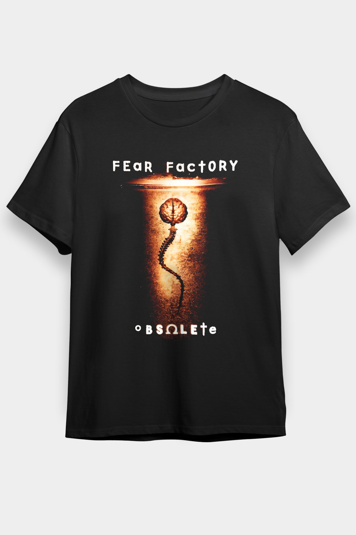 Fear Factory Siyah Unisex Tişört T-Shirt - TişörtFabrikası