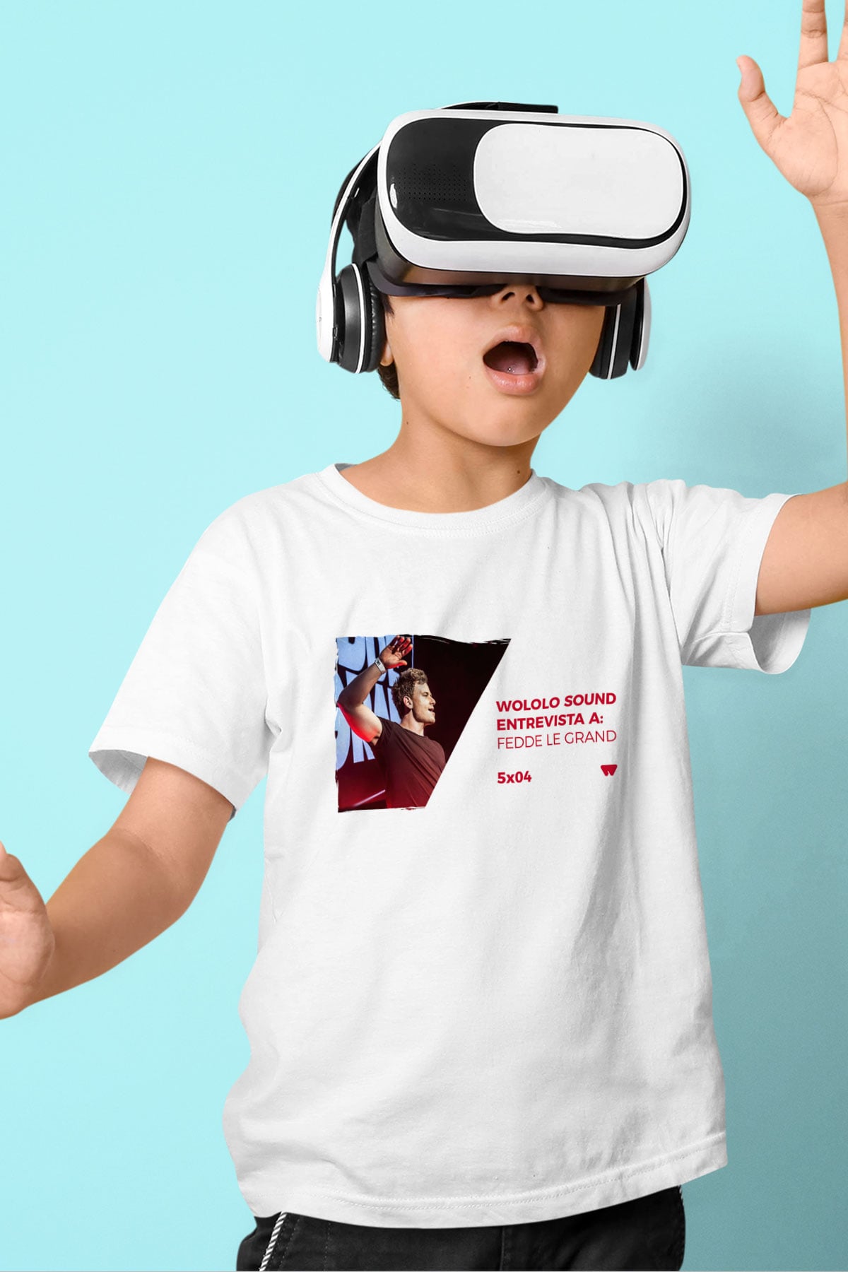 Fedde Le Grand Beyaz Unisex Çocuk Tişört