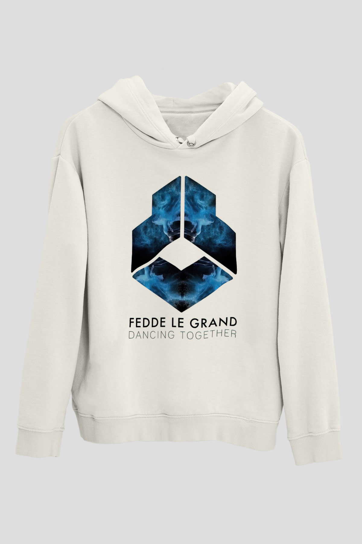 Fedde Le Grand Beyaz Unisex Kapüşonlu Sweatshirt