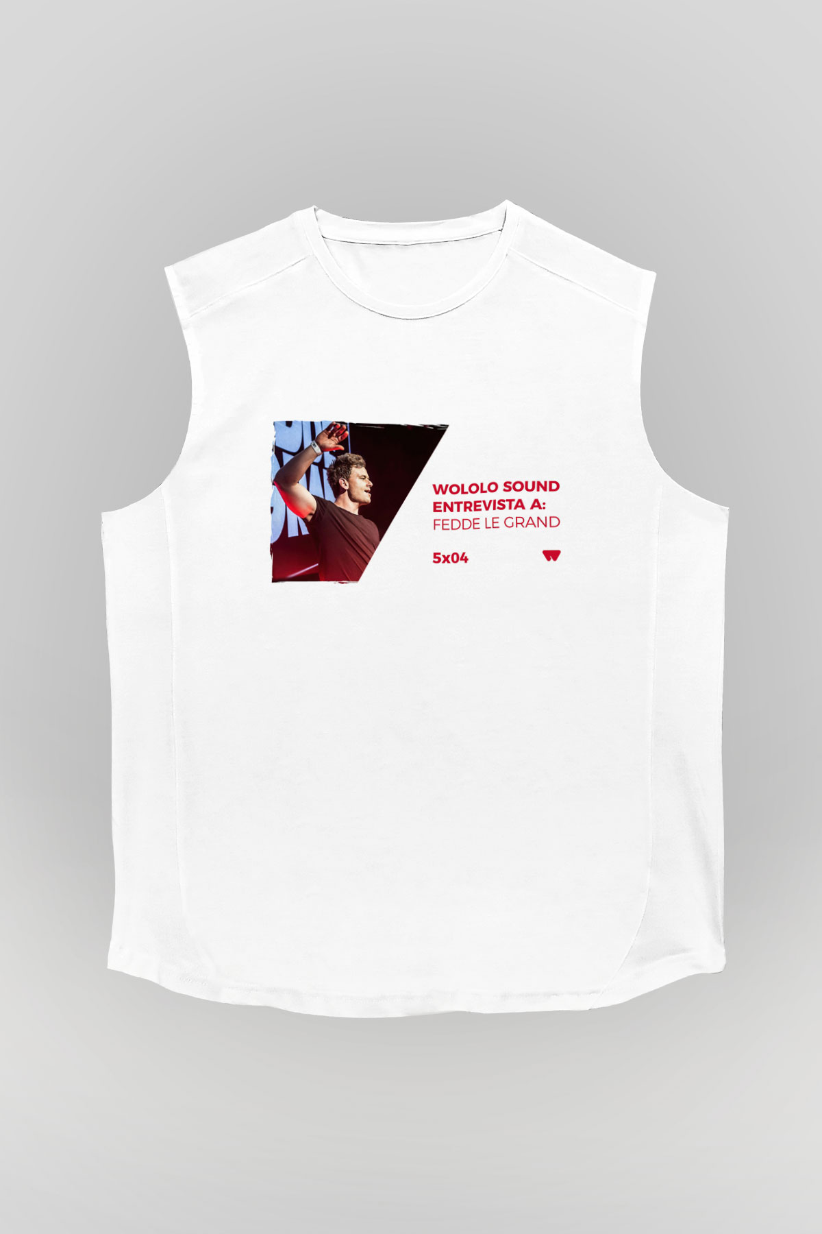 Fedde Le Grand Beyaz Unisex Kolsuz Tişört