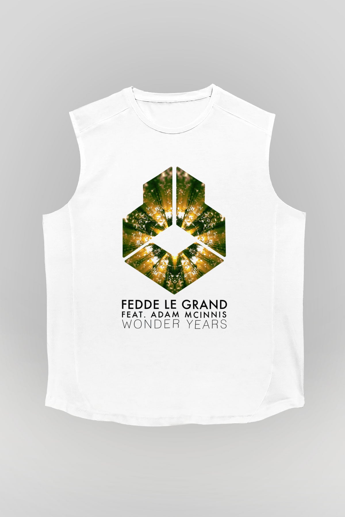 Fedde Le Grand Beyaz Unisex Kolsuz Tişört