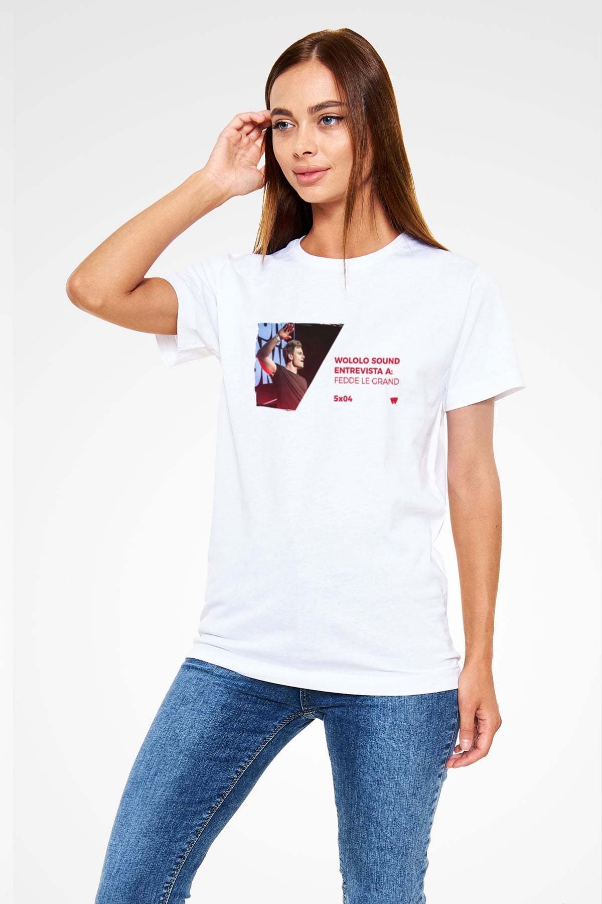 Fedde Le Grand Beyaz Unisex Tişört T-Shirt - TişörtFabrikası
