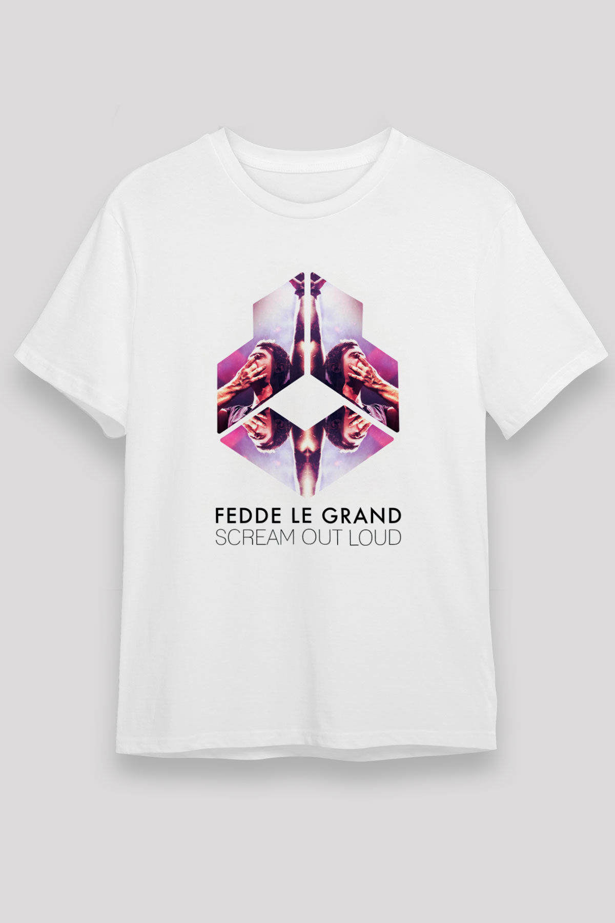 Fedde Le Grand Beyaz Unisex Tişört T-Shirt - TişörtFabrikası