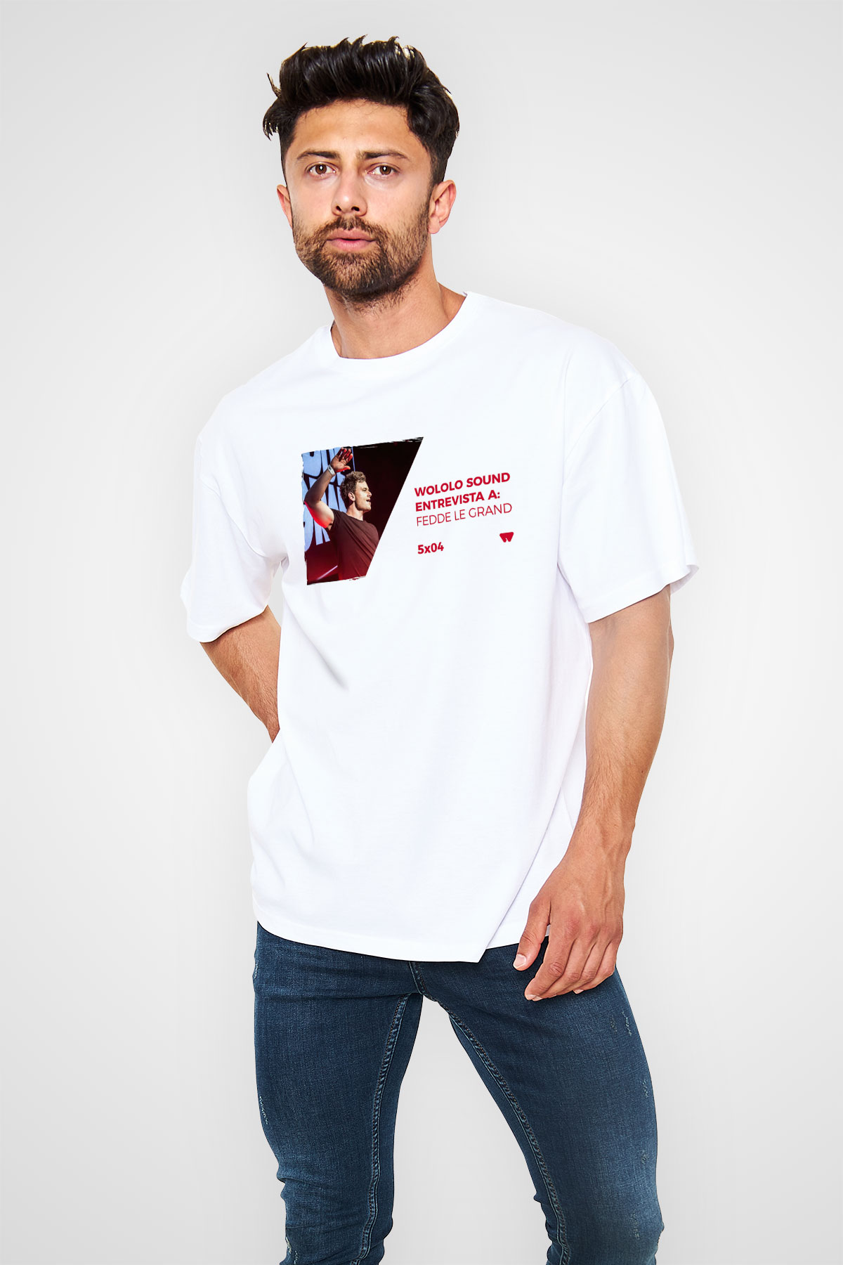 Fedde Le Grand Beyaz Unisex Tişört T-Shirt - TişörtFabrikası