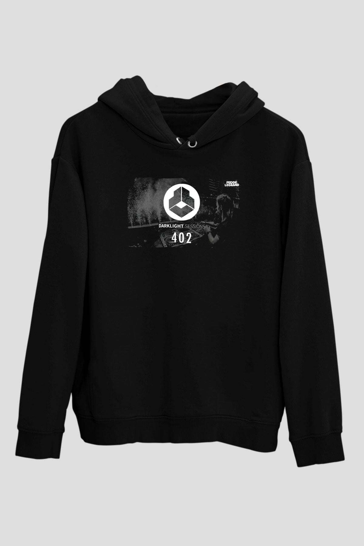 Fedde Le Grand Siyah Unisex Kapüşonlu Sweatshirt