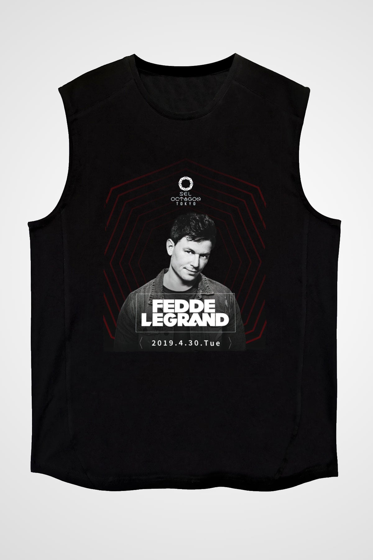 Fedde Le Grand Siyah Unisex Kolsuz Tişört