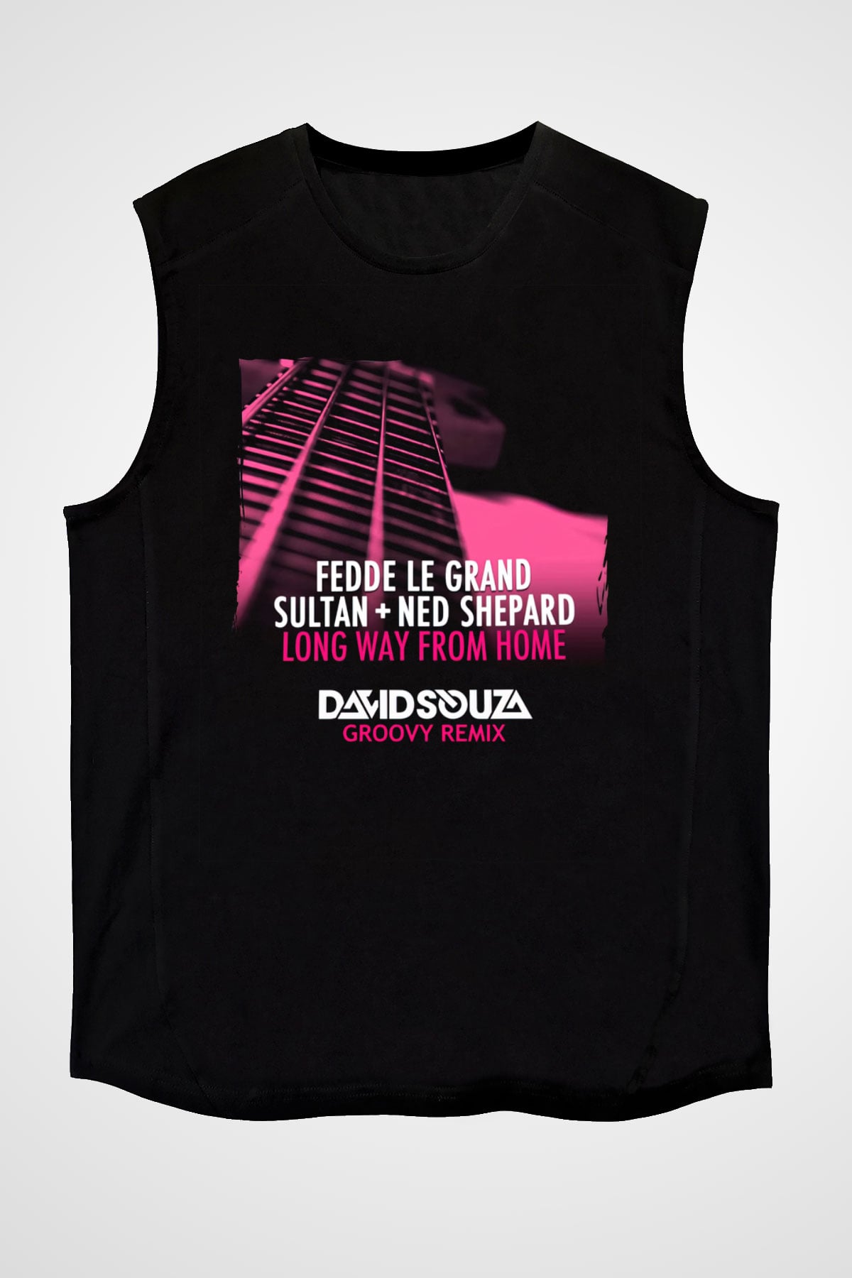 Fedde Le Grand Siyah Unisex Kolsuz Tişört