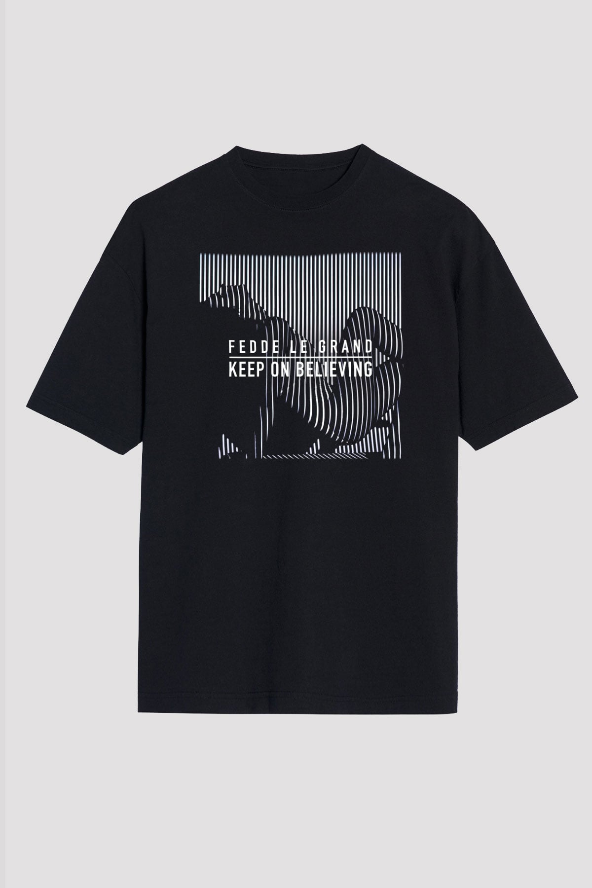 Fedde Le Grand Siyah Unisex Oversize Tişört T-Shirt