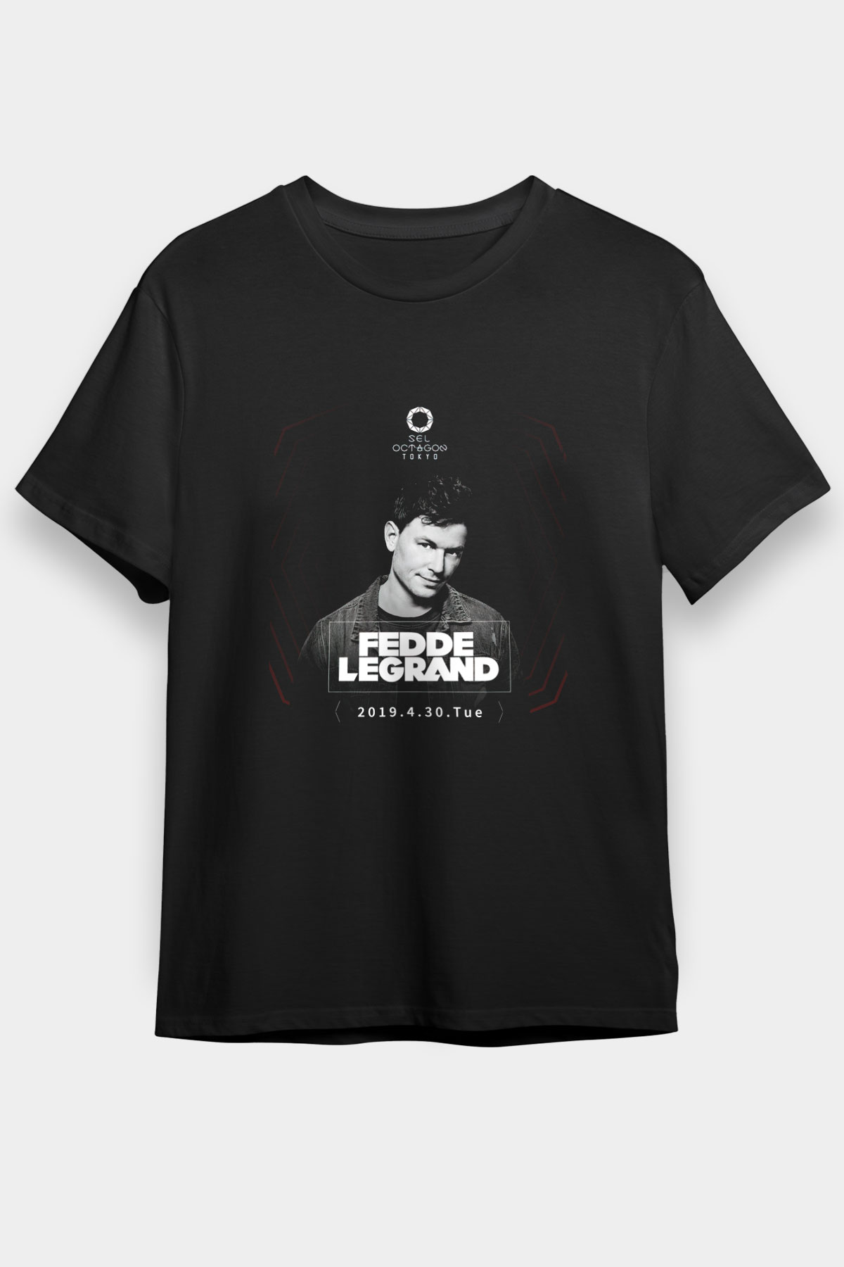 Fedde Le Grand Siyah Unisex Tişört T-Shirt - TişörtFabrikası