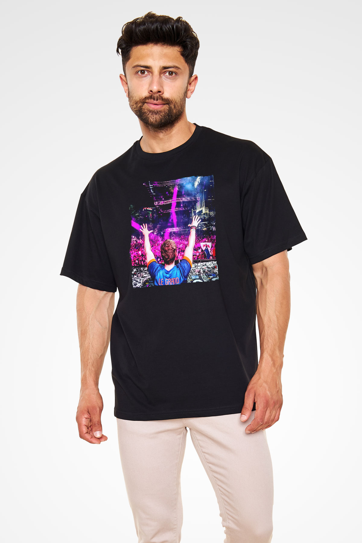 Fedde Le Grand Siyah Unisex Tişört T-Shirt - TişörtFabrikası