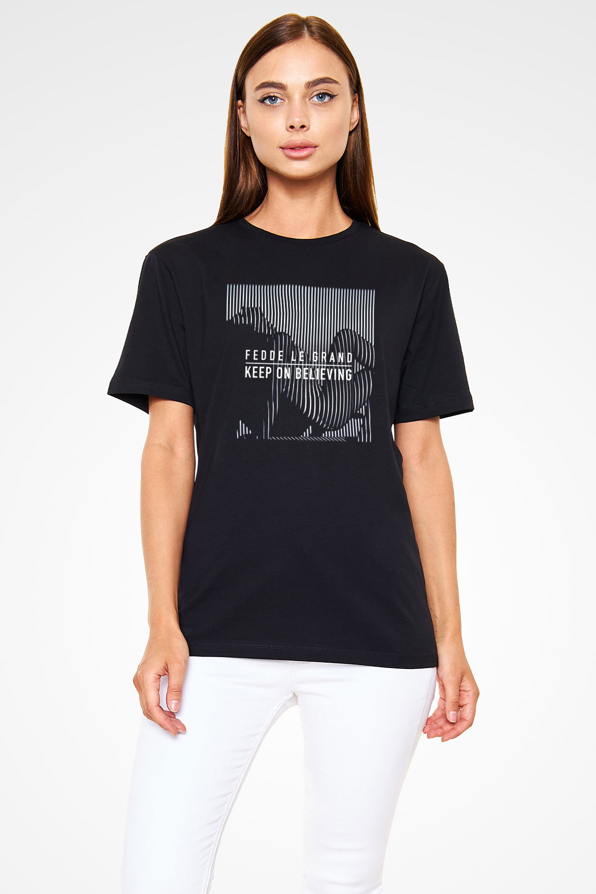 Fedde Le Grand Siyah Unisex Tişört T-Shirt - TişörtFabrikası