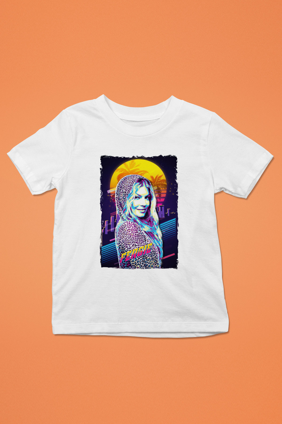 Fergie Beyaz Unisex Çocuk Tişört